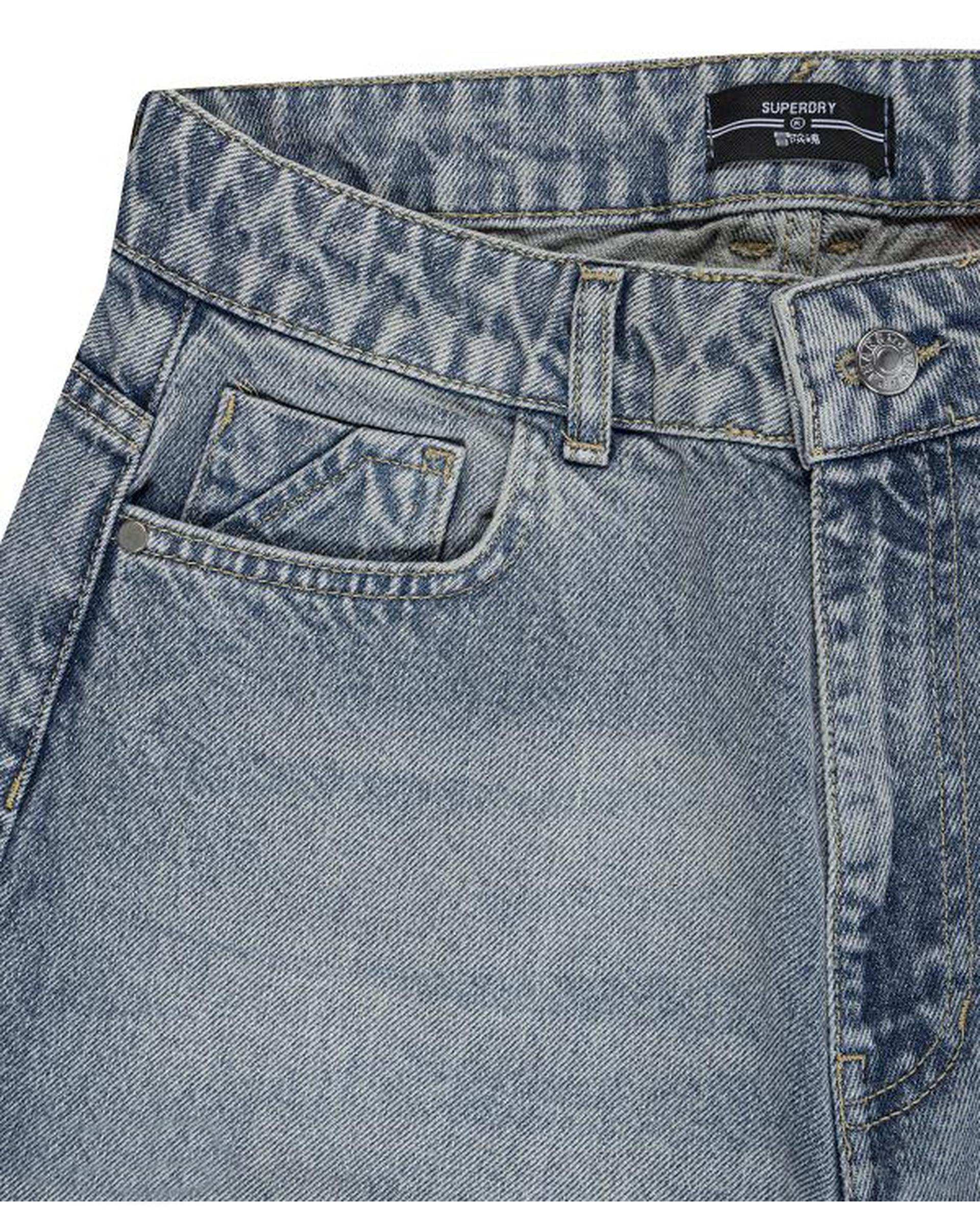 شلوار جین زنانه آبی تیره سوپردرای Superdry کد 6036008