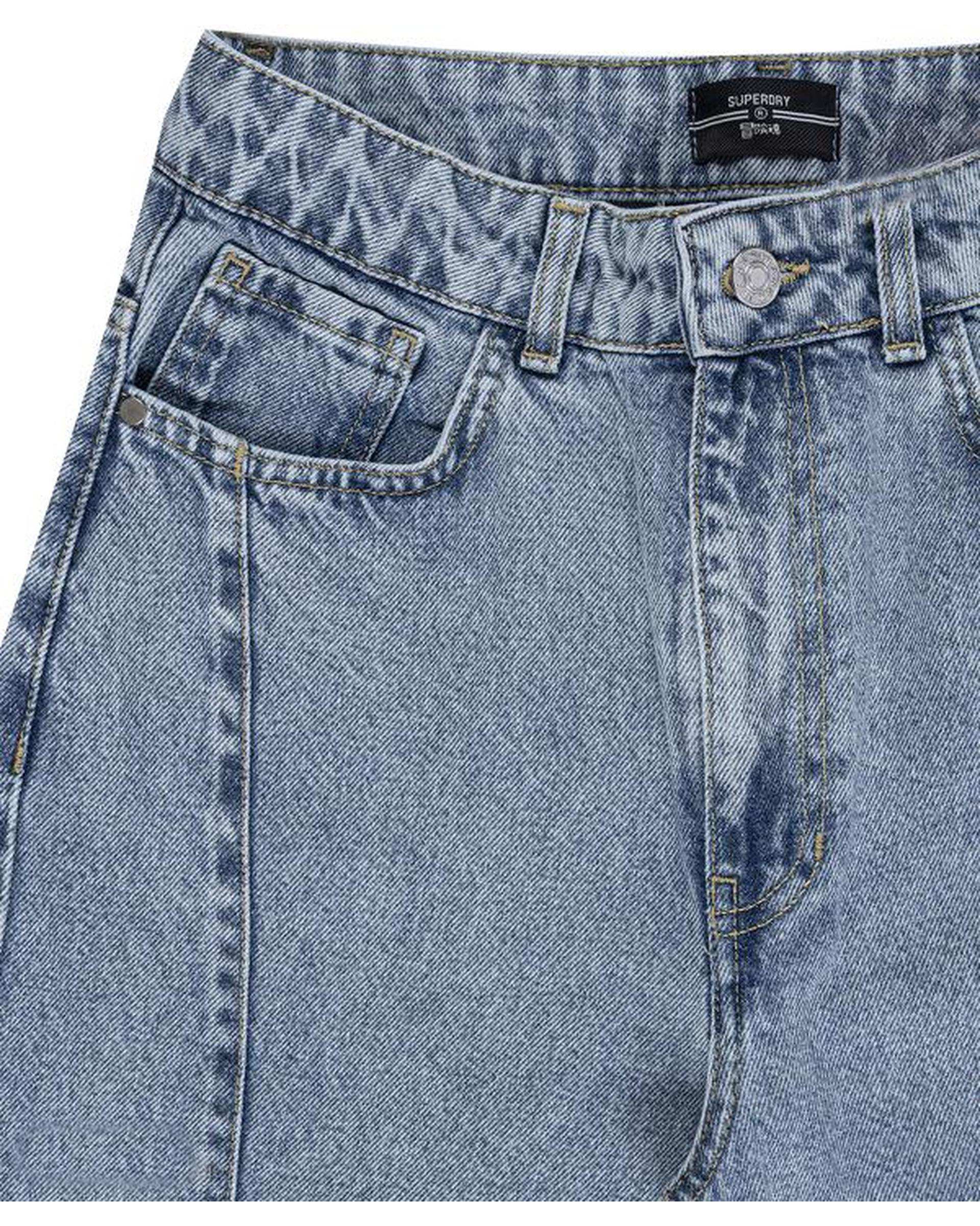 شلوار جین بگ زنانه آبی سوپردرای Superdry کد 6036009