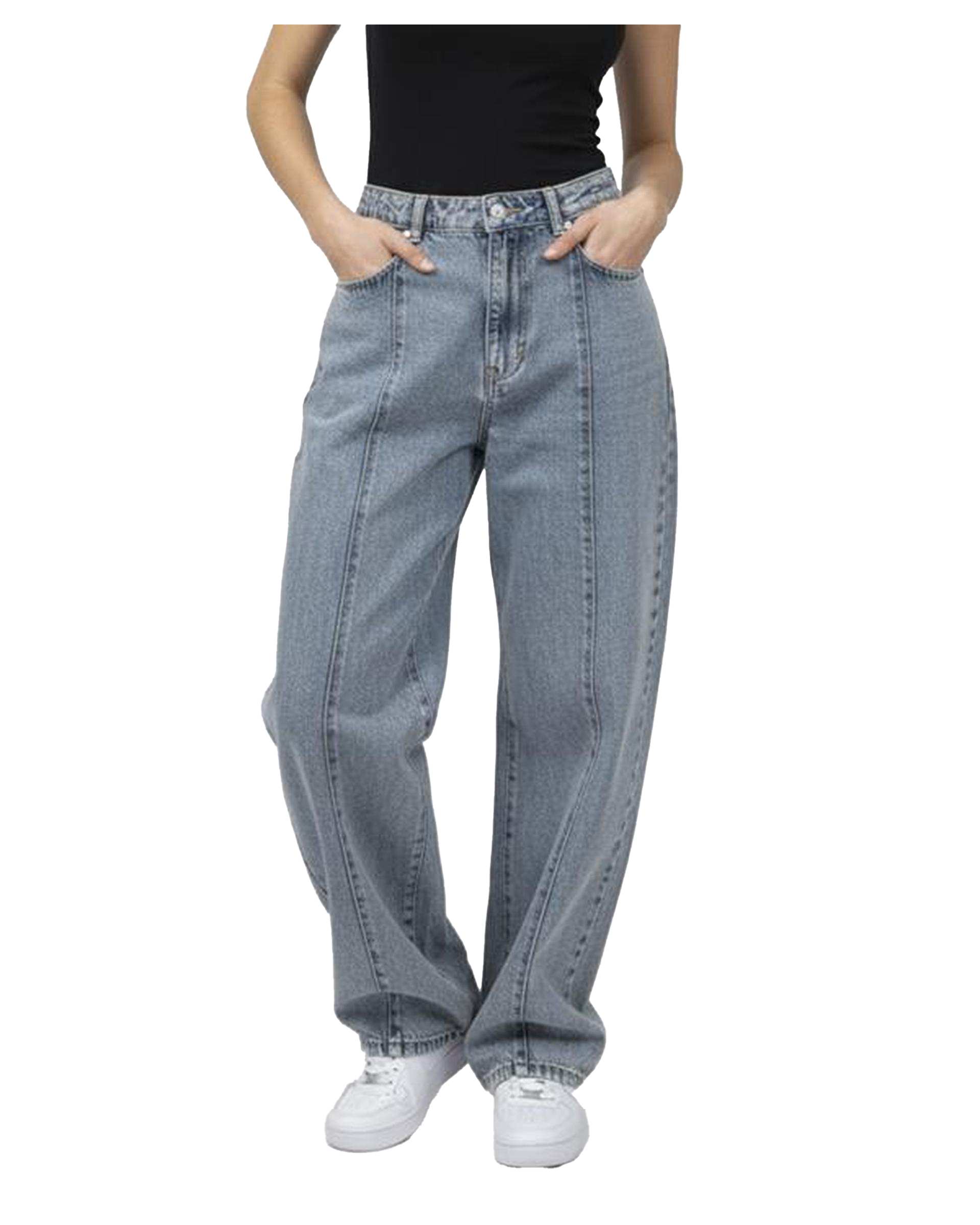 شلوار جین بگ زنانه سرمه ای سوپردرای Superdry کد 6036010