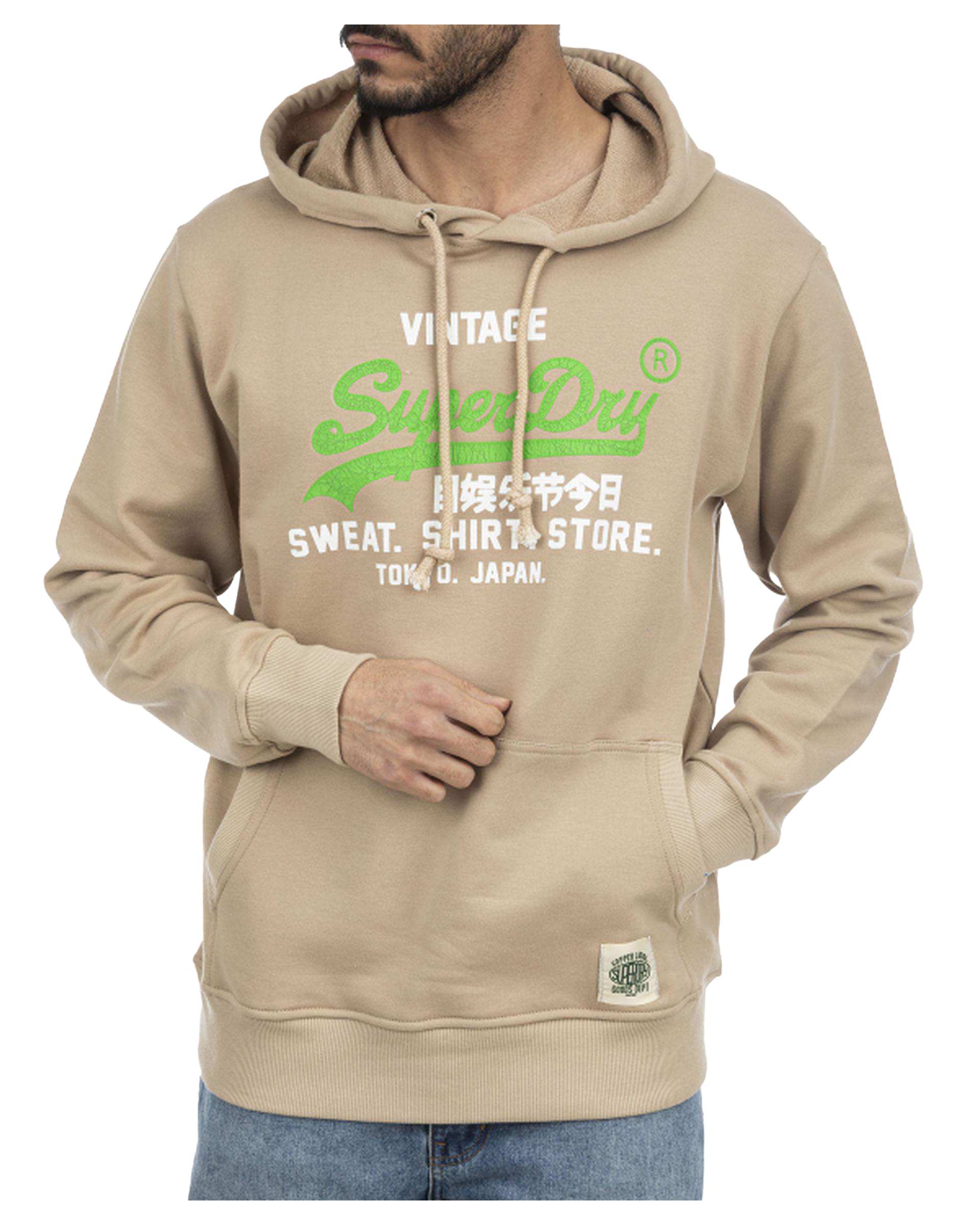 هودی مردانه خاکی سوپردرای Superdry کد M12A31002C