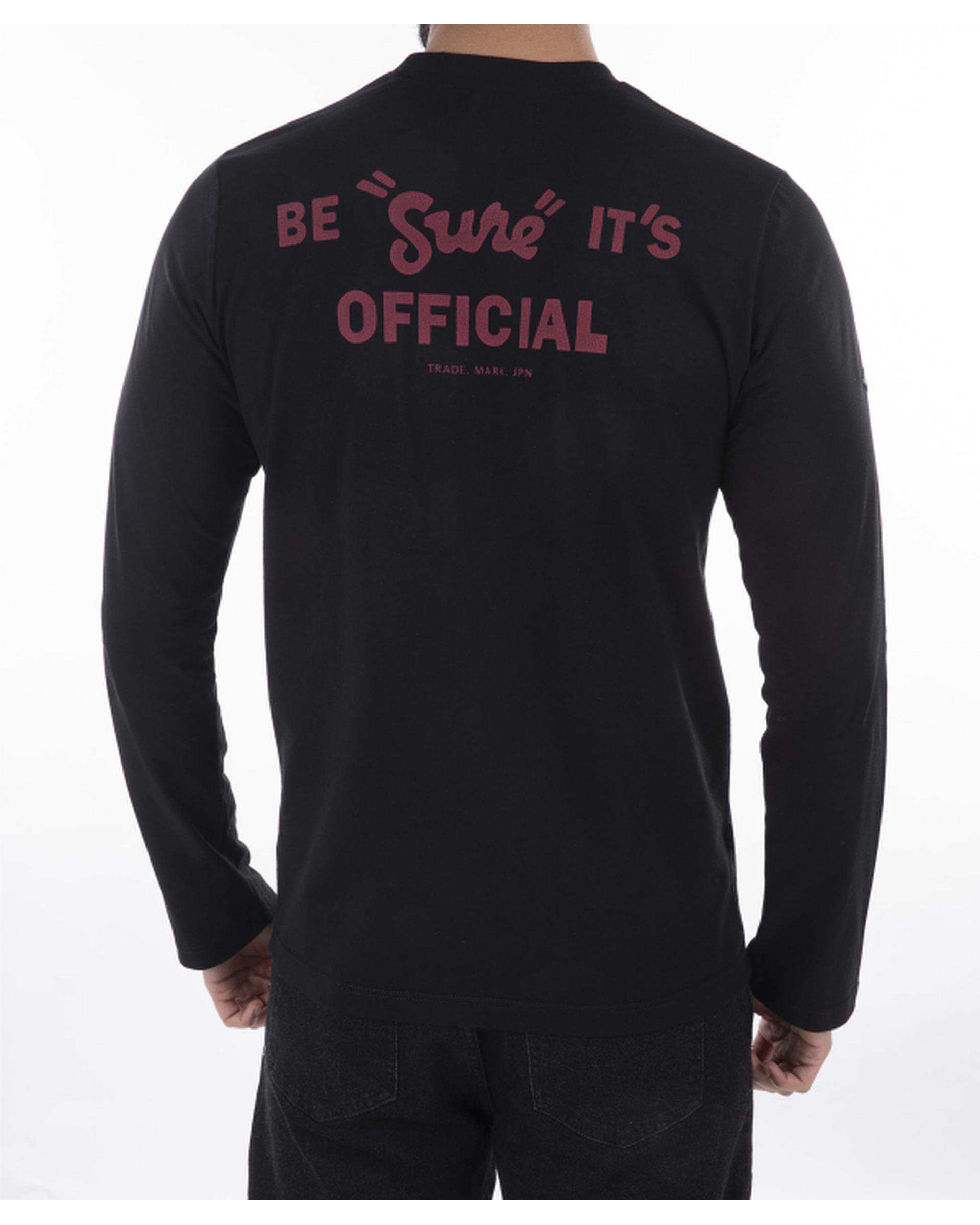 تی شرت مردانه آستین بلند مشکی سوپردرای Superdry کد M12A31602N