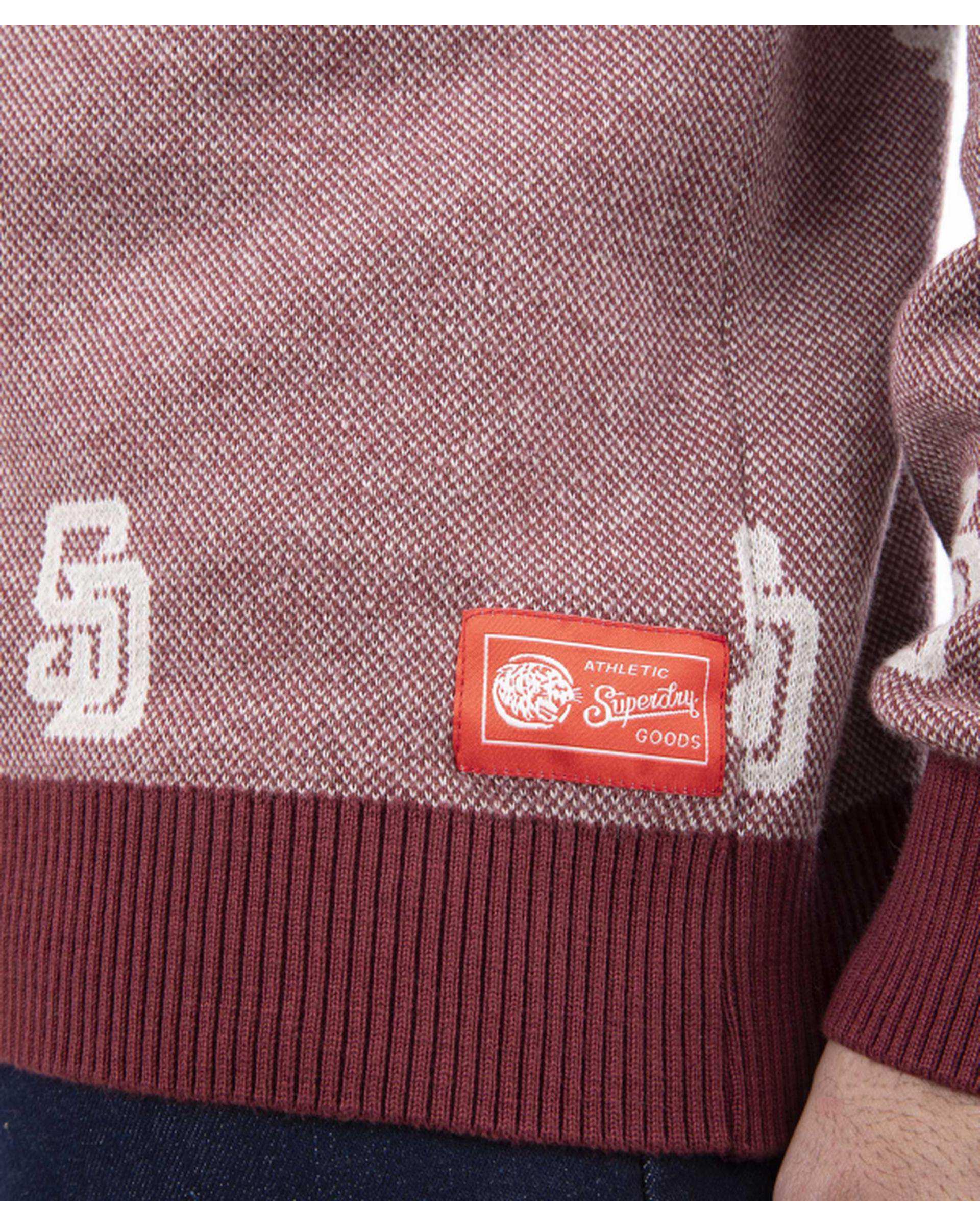 پلیور مردانه زرشکی سوپردرای Superdry کد M16A31705T