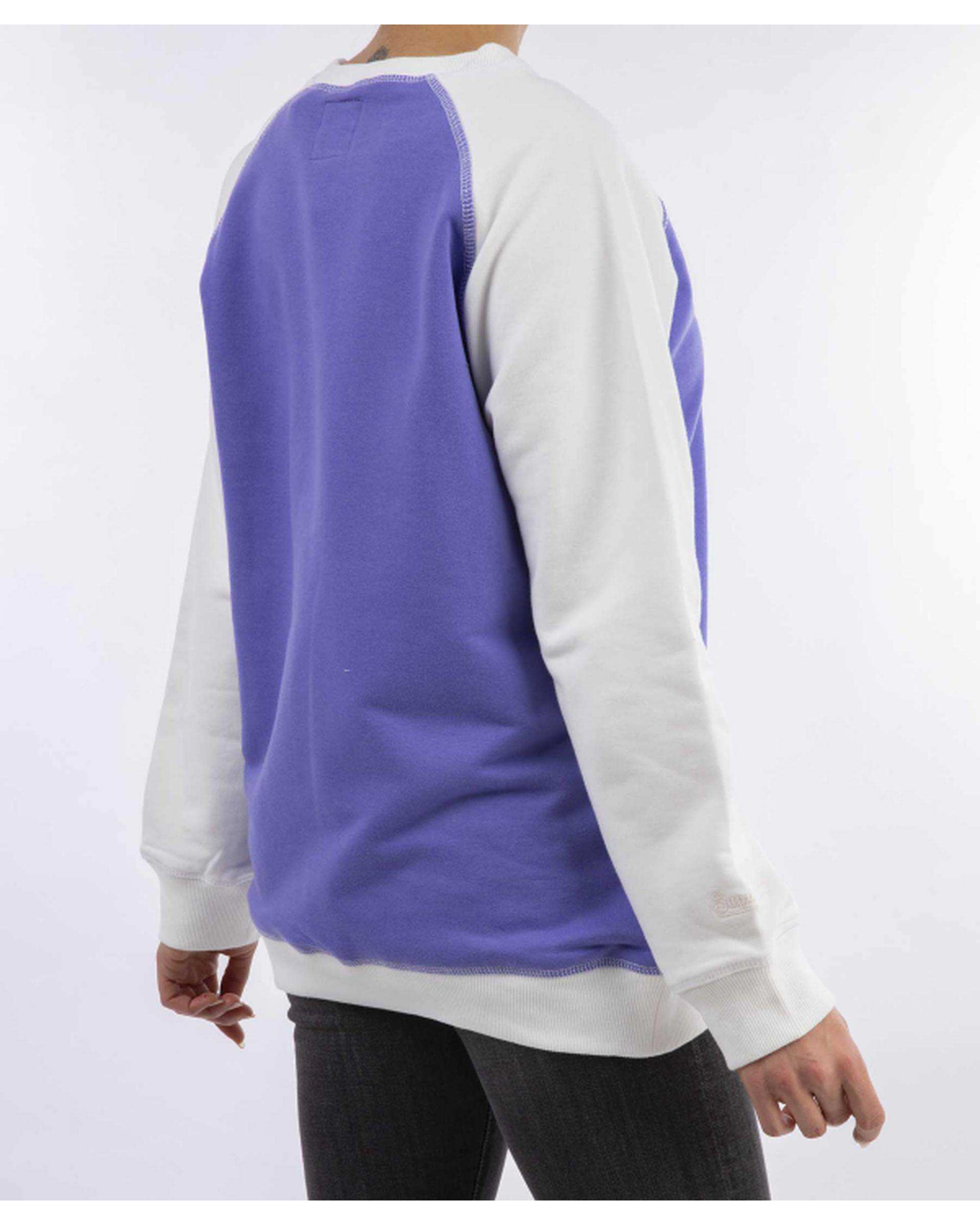 سویشرت زنانه بنفش شیری سوپردرای Superdry کد W12A31003C