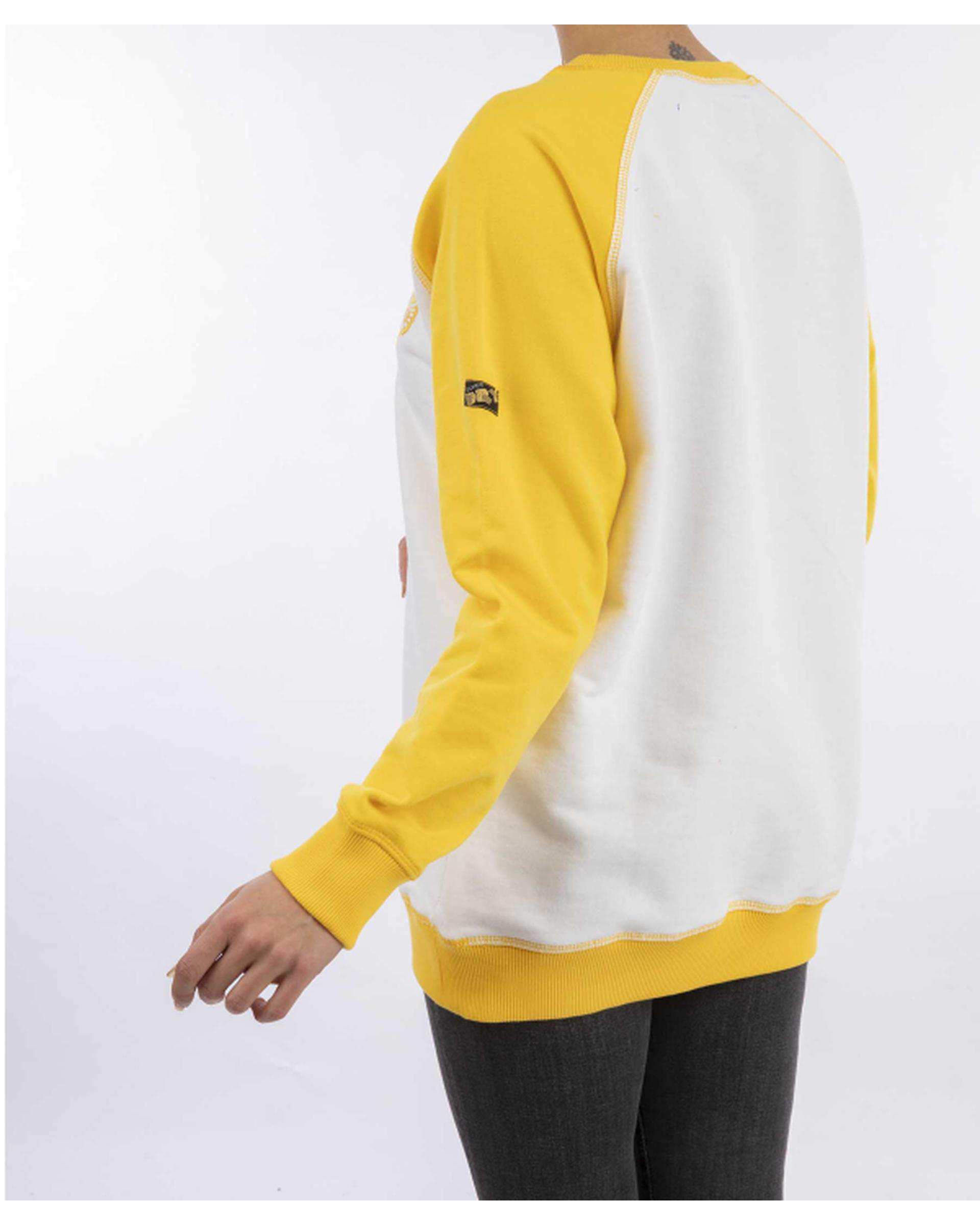 سویشرت زنانه شیری لیمویی سوپردرای Superdry کد W12A31003C