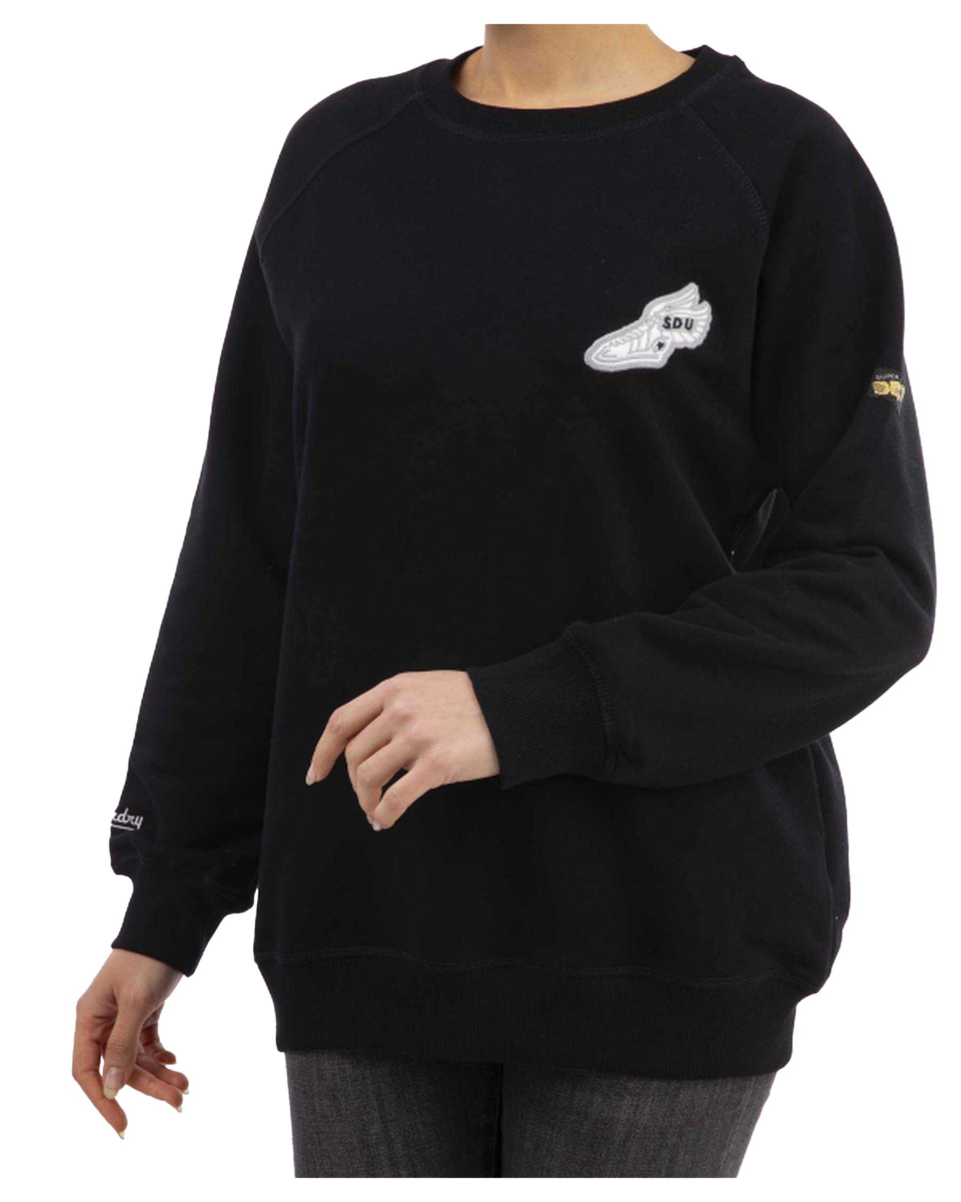 سویشرت زنانه مشکی سوپردرای Superdry کد W12A31003C