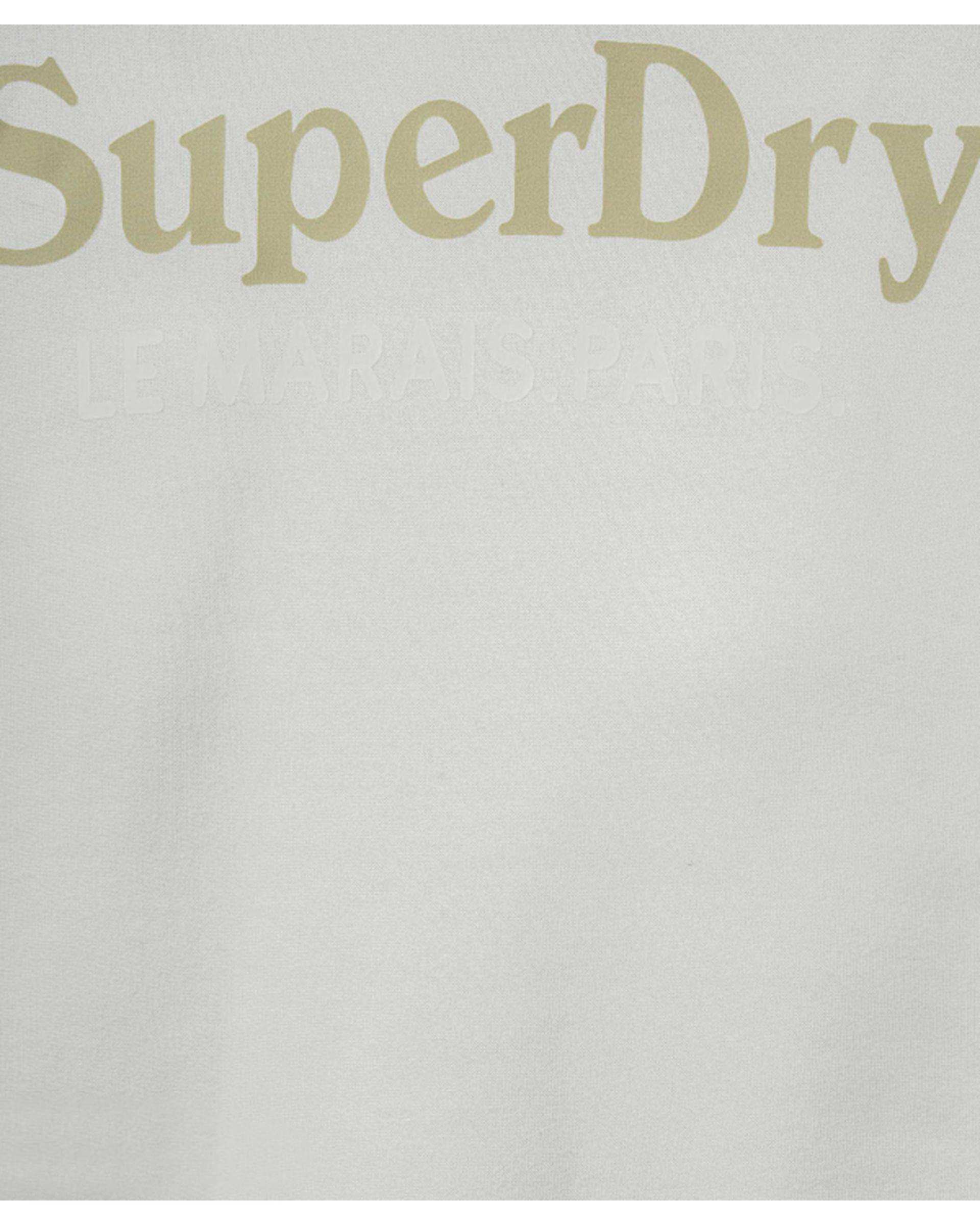هودی زنانه سفید سوپردرای Superdry کد W12A41603C