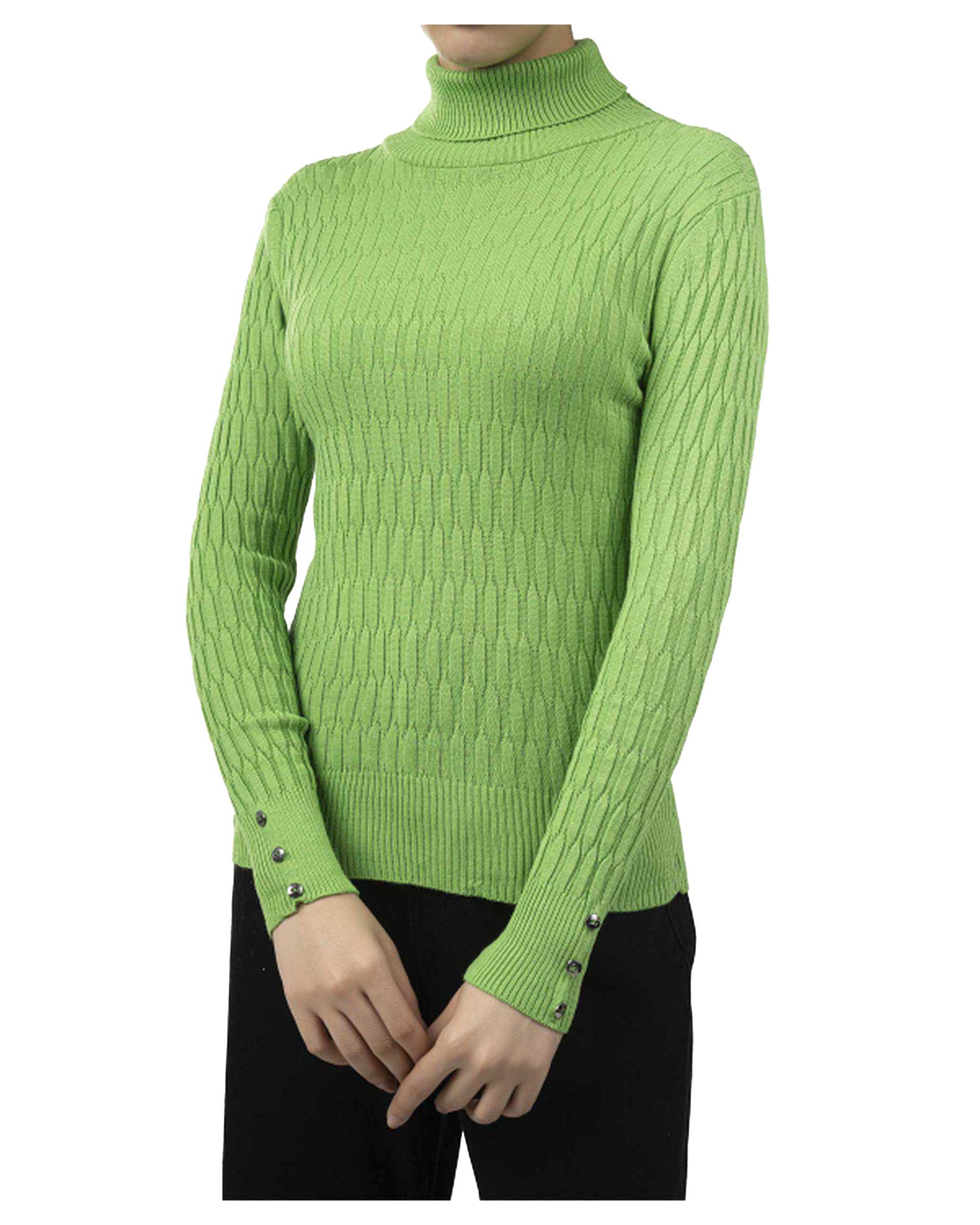 پلیور یقه اسکی زنانه سبز سوپردرای Superdry کد W16A40102N