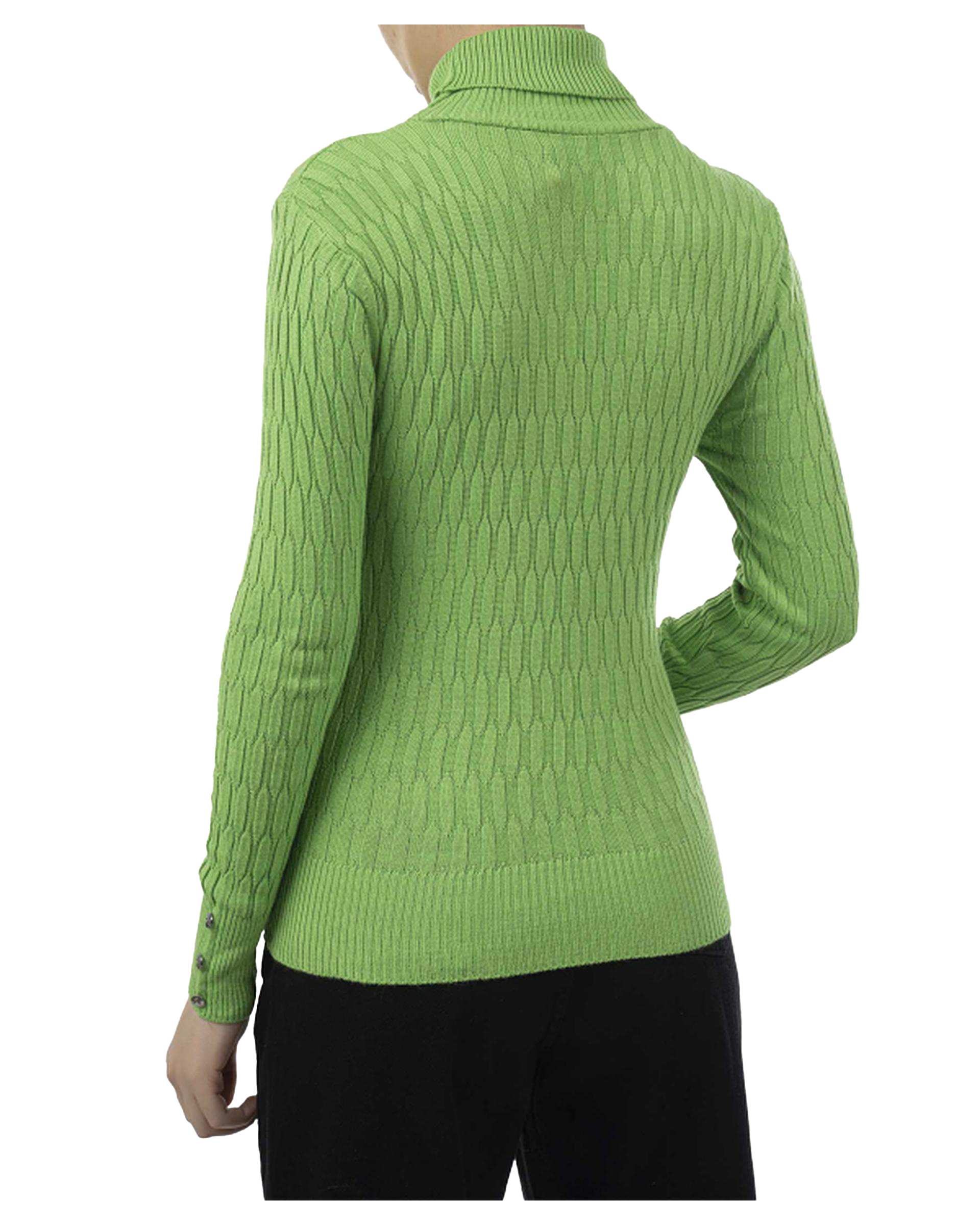 پلیور یقه اسکی زنانه سبز سوپردرای Superdry کد W16A40102N