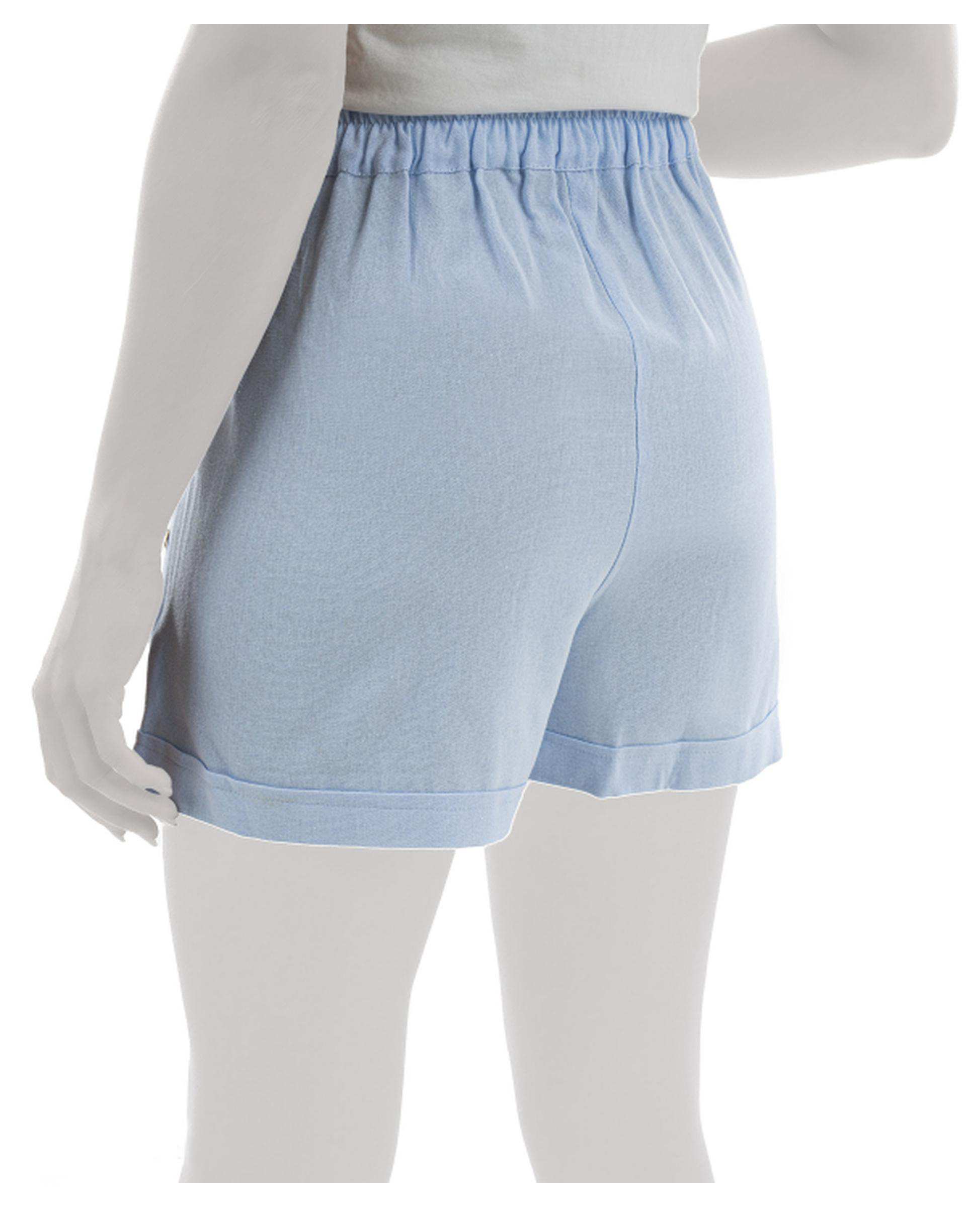 شلوارک زنانه آبی روشن سوپردرای Superdry کد W19S40103T