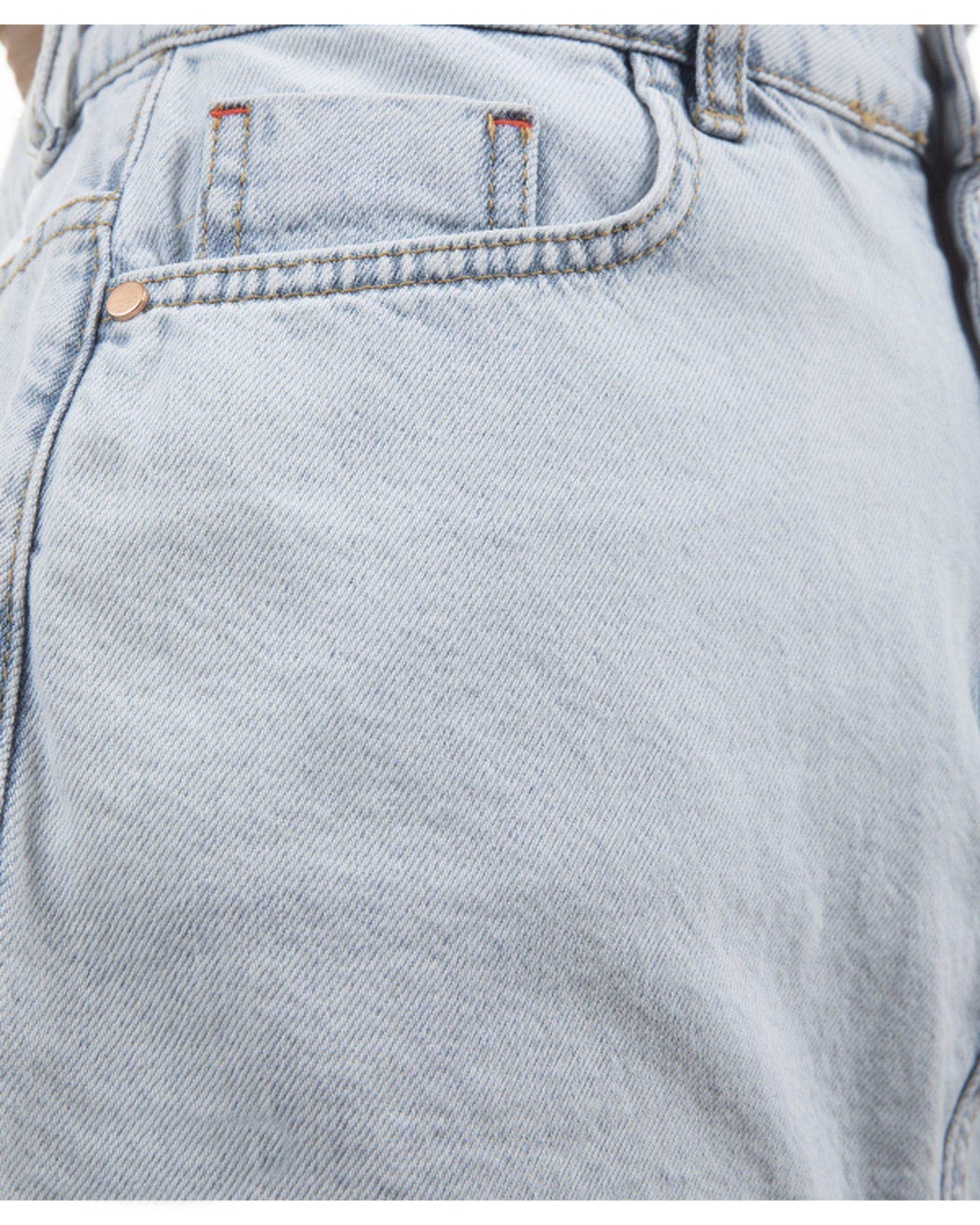 دامن جین زنانه کوتاه آبی روشن سوپردرای Superdry کد W19S40502T