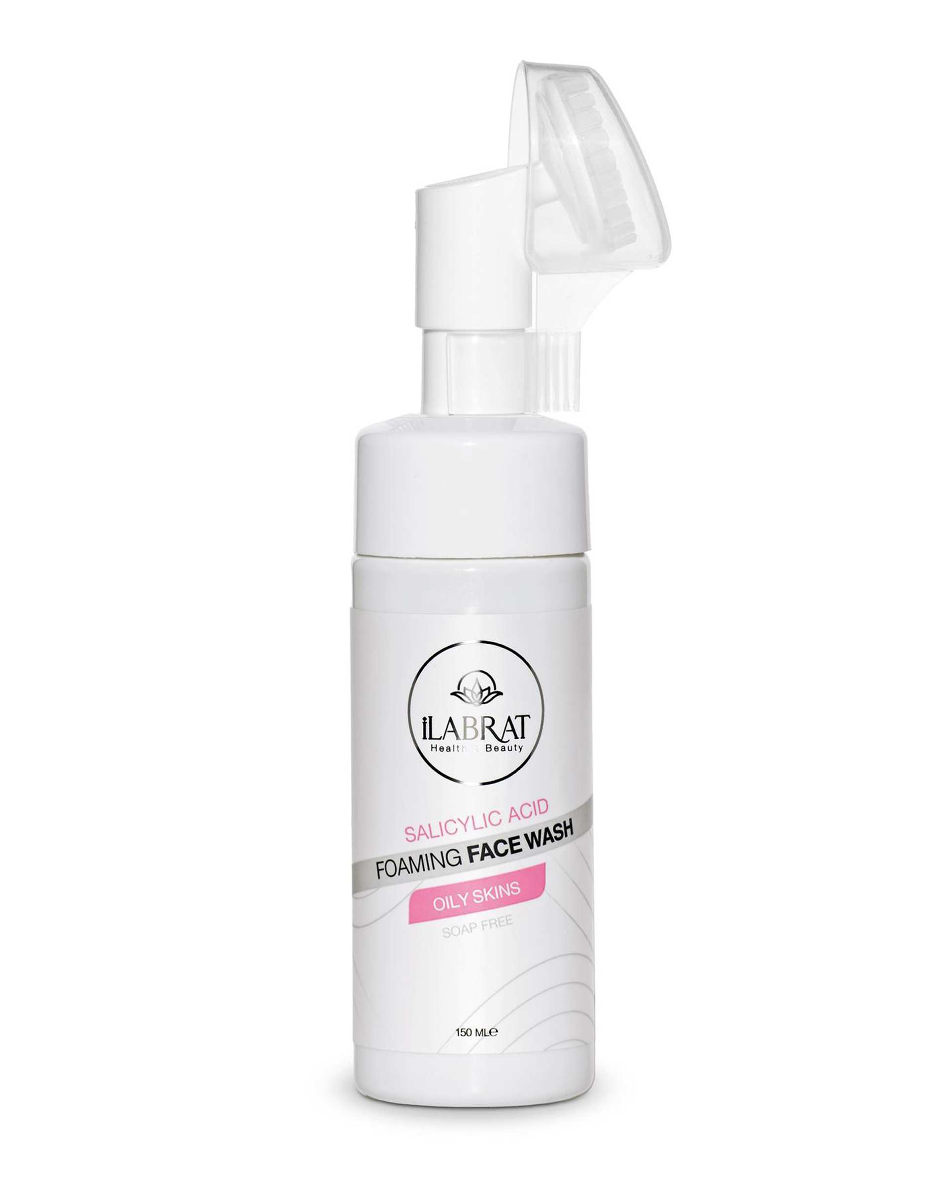 فوم شستشوی صورت آنتی آکنه ایلابرت Ilabrat مناسب پوست چرب حاوی سالیسیلیک اسید 150ml