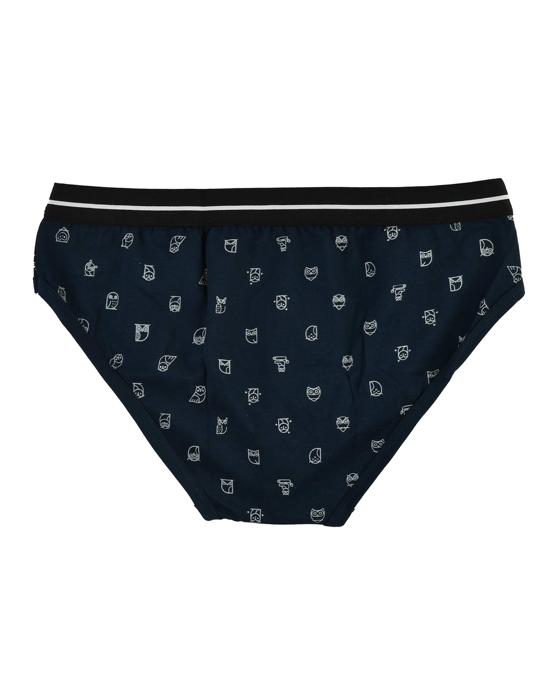 شورت مردانه اسلیپ سرمه ای کش پهن پاتر Potter طرح جغد کد 140