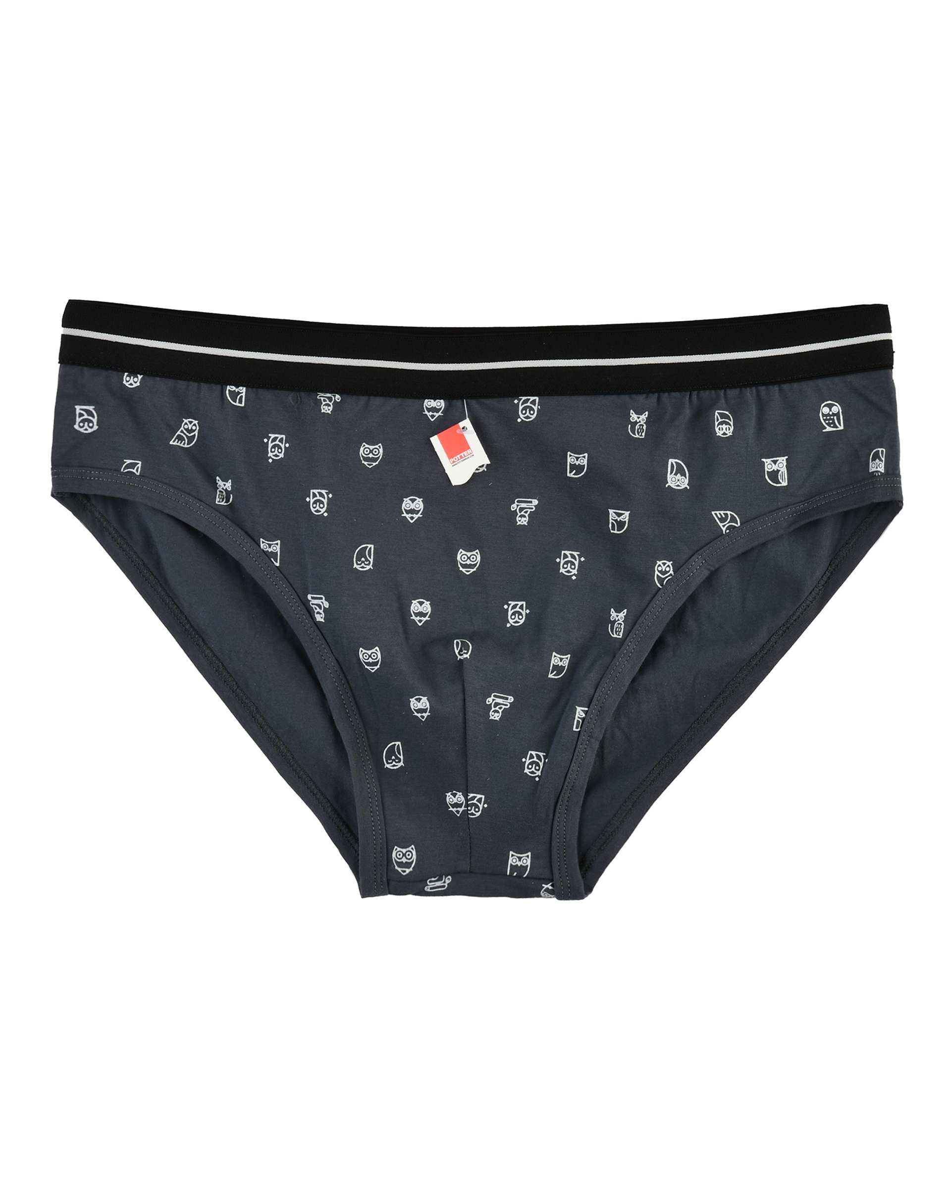 شورت مردانه اسلیپ نوک مدادی کش پهن پاتر Potter طرح جغد کد 140