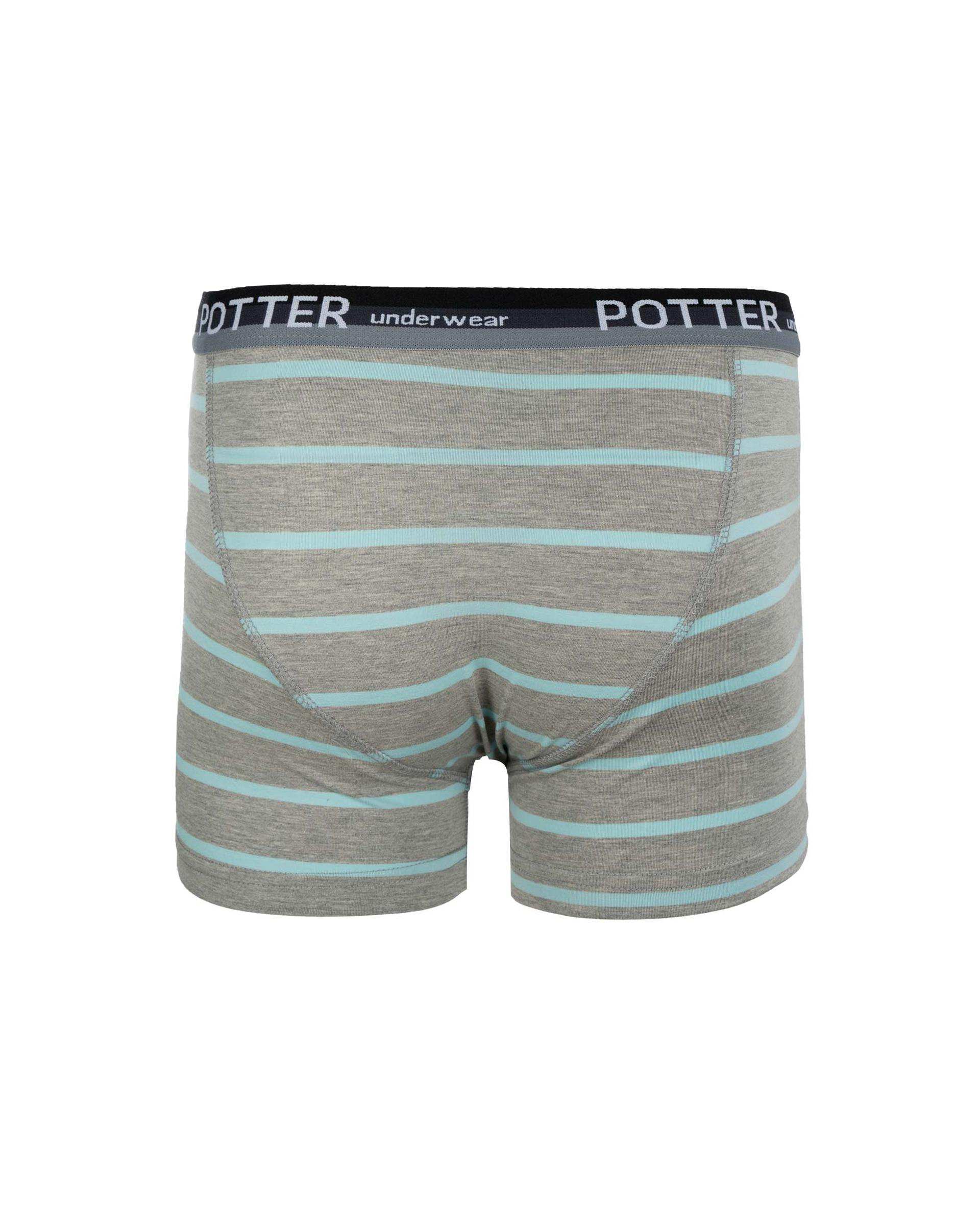 شورت مردانه پادار طوسی ملانژ پاتر Potter کد 673