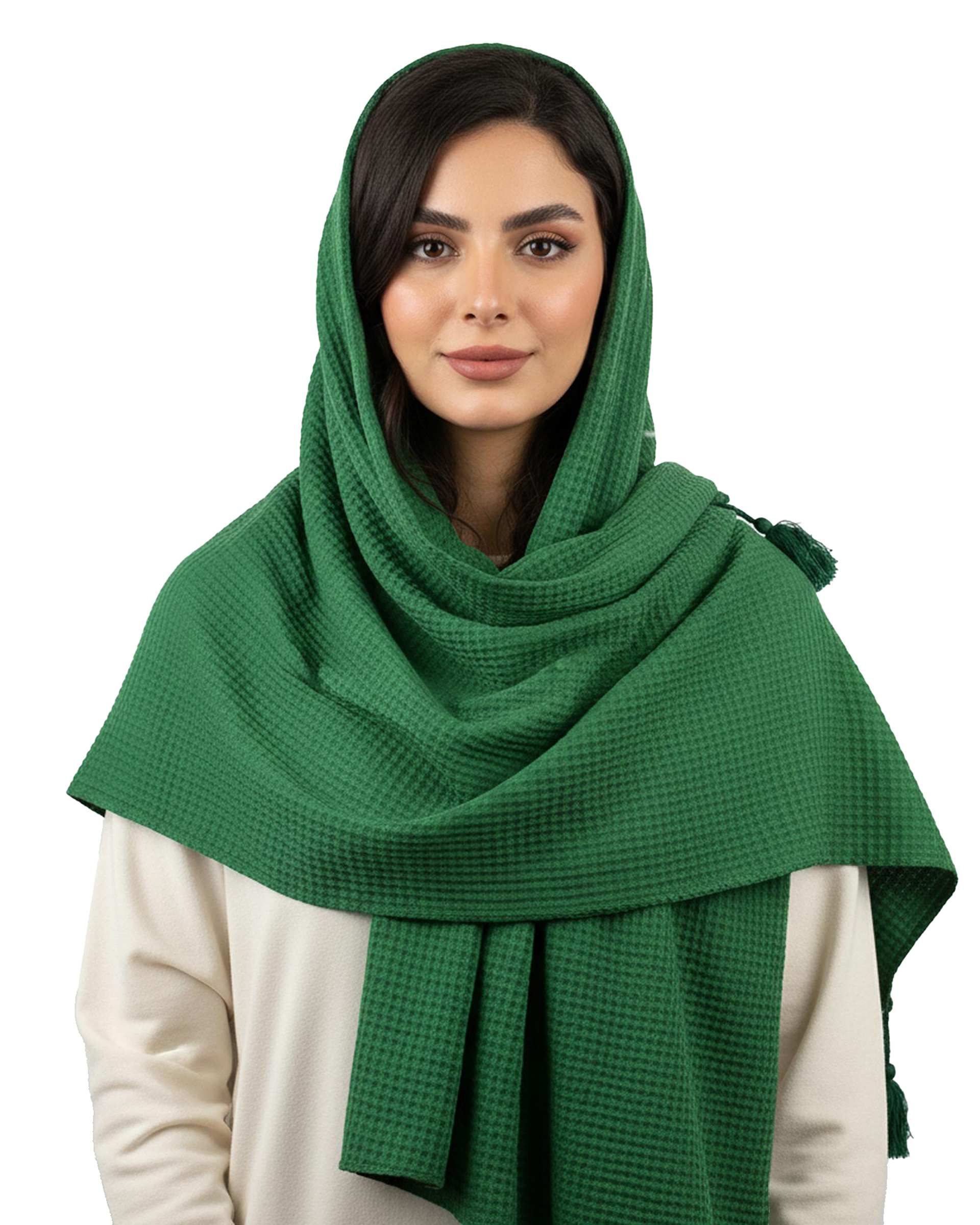 شال زنانه موهر سبز آماهی Amahi کد AA702