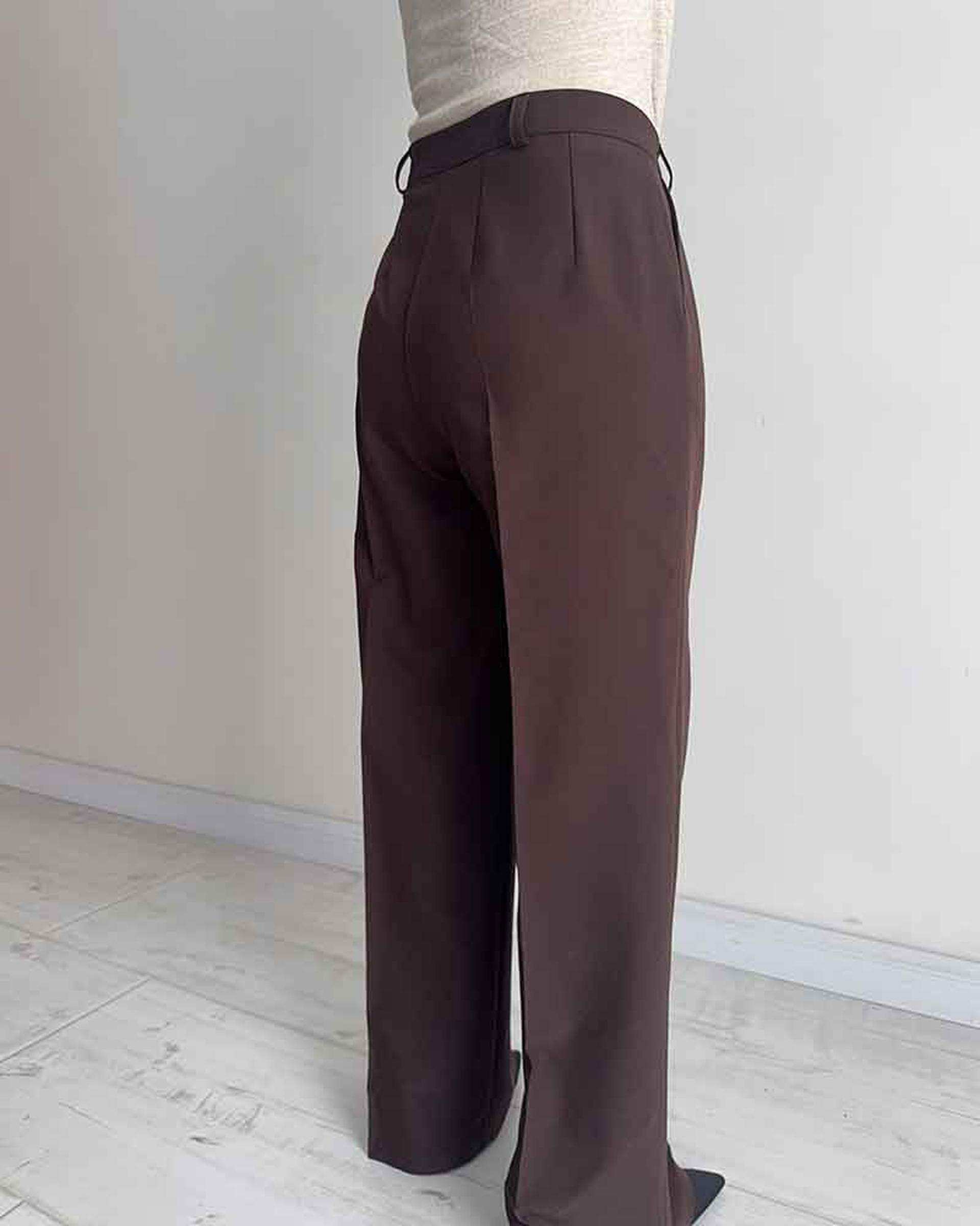 شلوار زنانه قهوه ای نگار ندایی Negar Nedaei مدل Velora