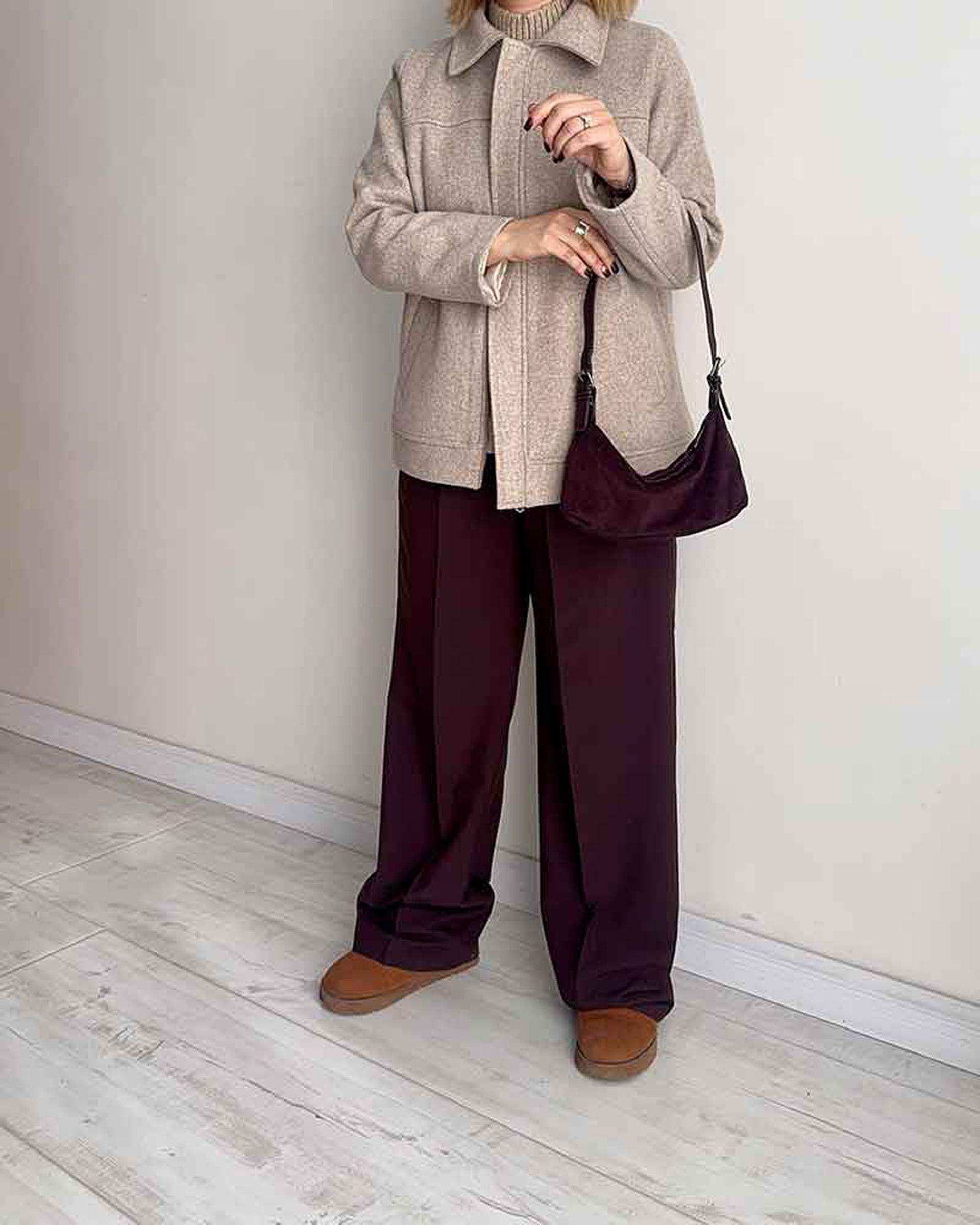 شلوار زنانه قهوه ای نگار ندایی Negar Nedaei مدل Velora