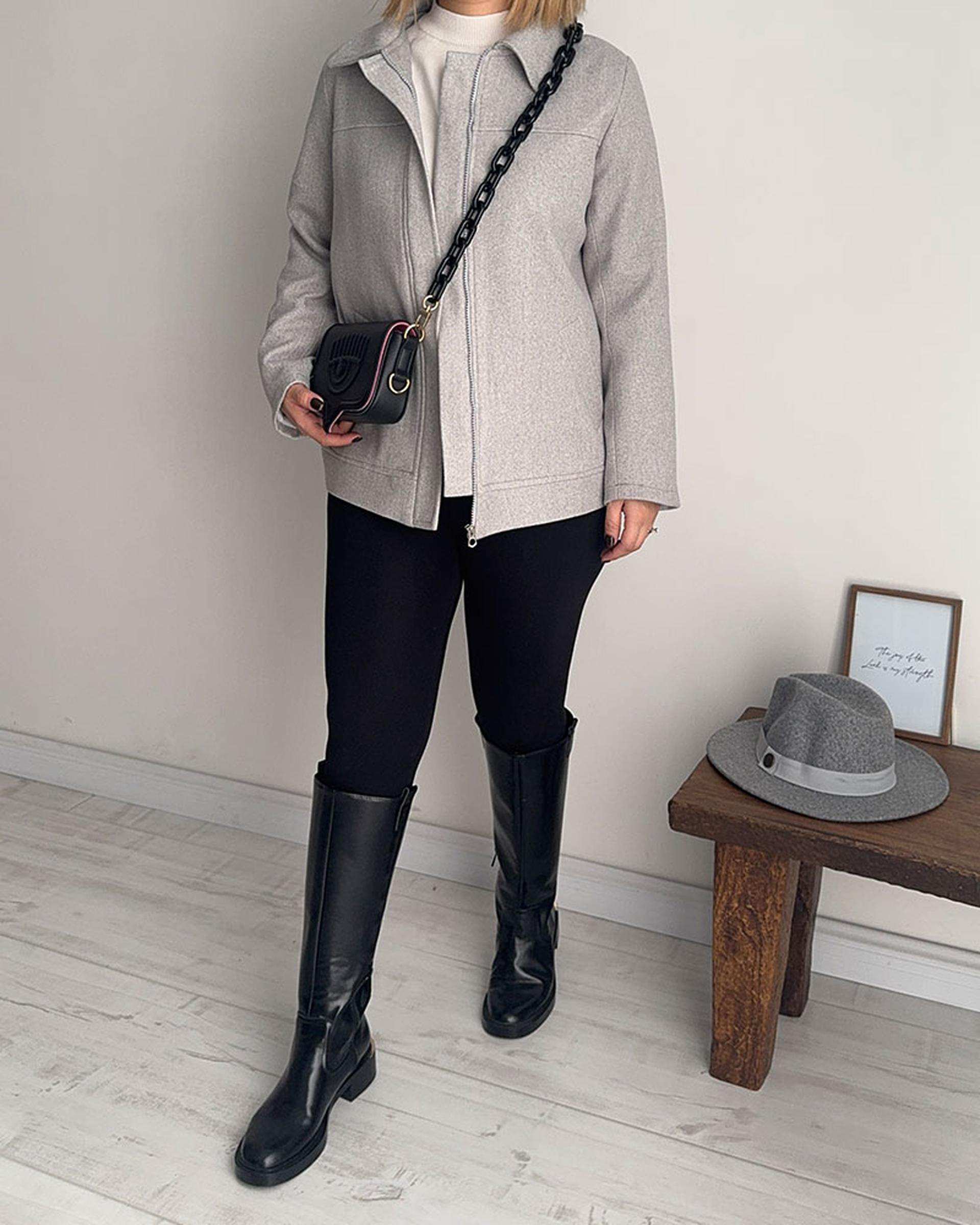 جکت زنانه طوسی نگار ندایی Negar Nedaei مدل blanco