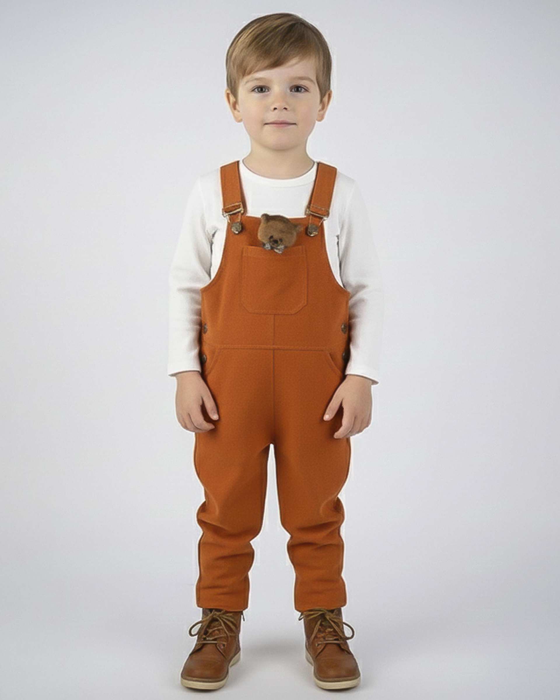 سرهمی مام استایل بچگانه آجری ملورینا Melorina کد 42306