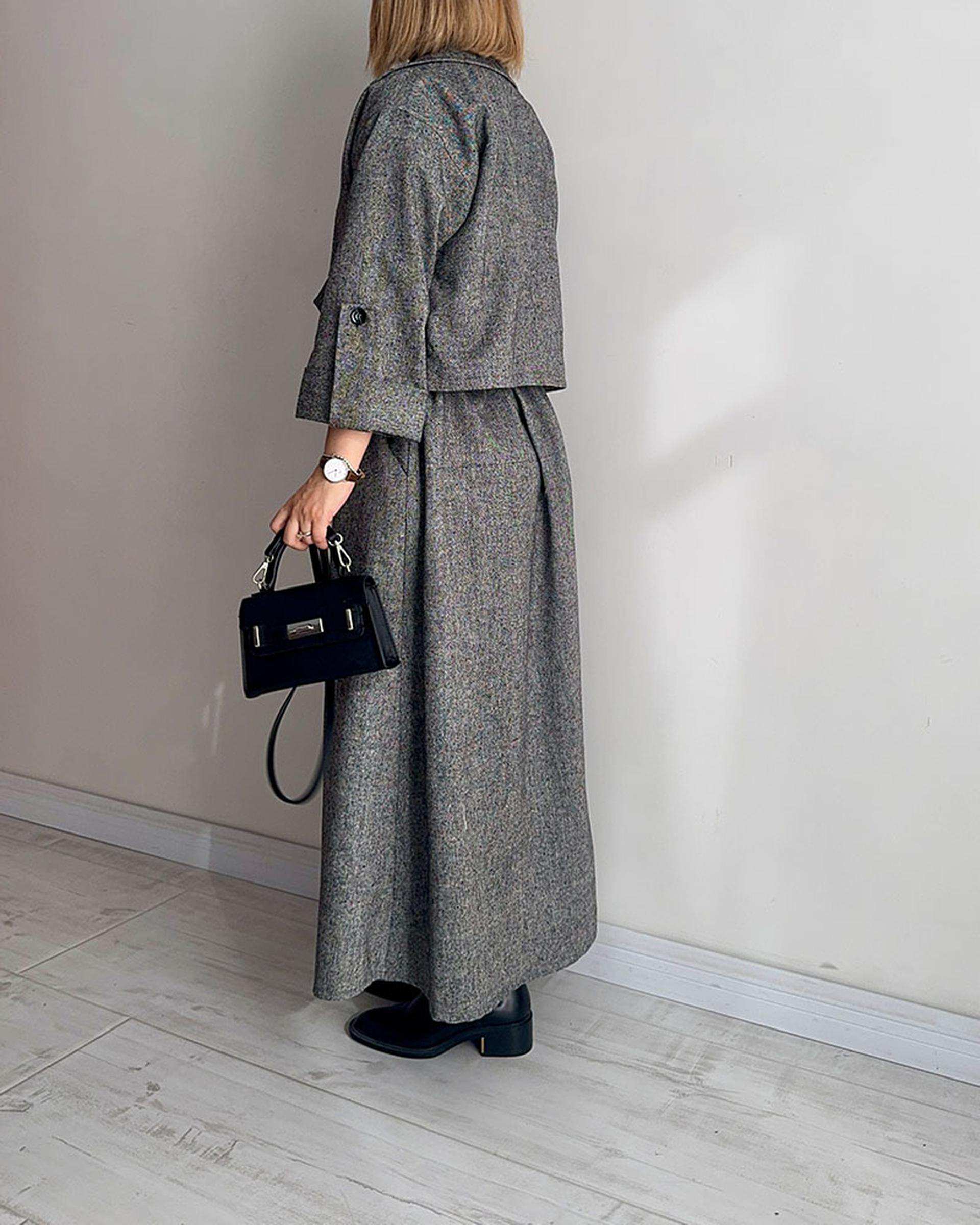 ست کت و دامن زنانه نوک مدادی نگار ندایی Negar Nedaei مدل Tinto