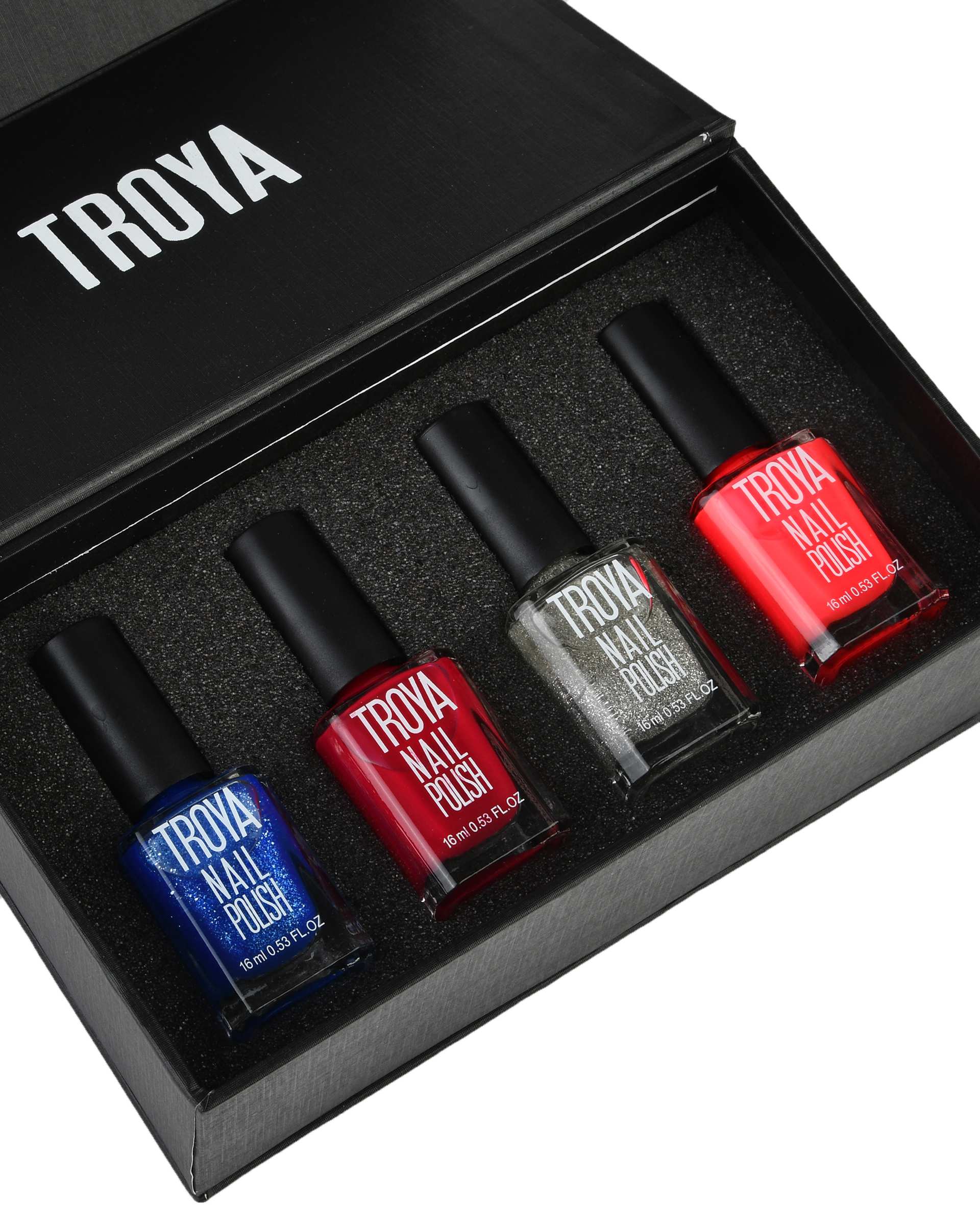 پک لاک ناخن ترویا Troya شماره 01 بسته 4 عددی