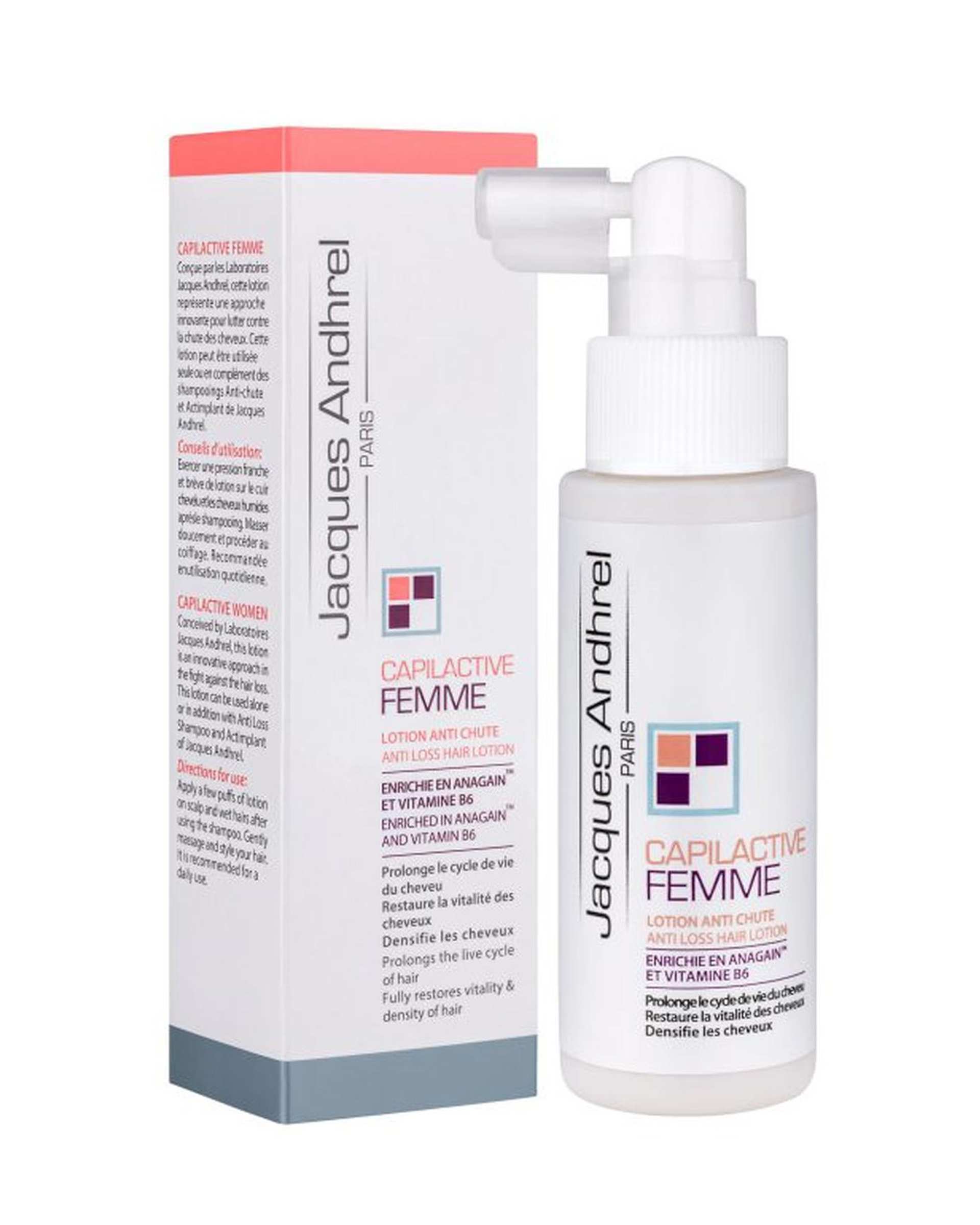 تونیک تقویت کننده موی زنانه ژاک آندرل پاریس Jacques Andhrel Paris حجم 60ml