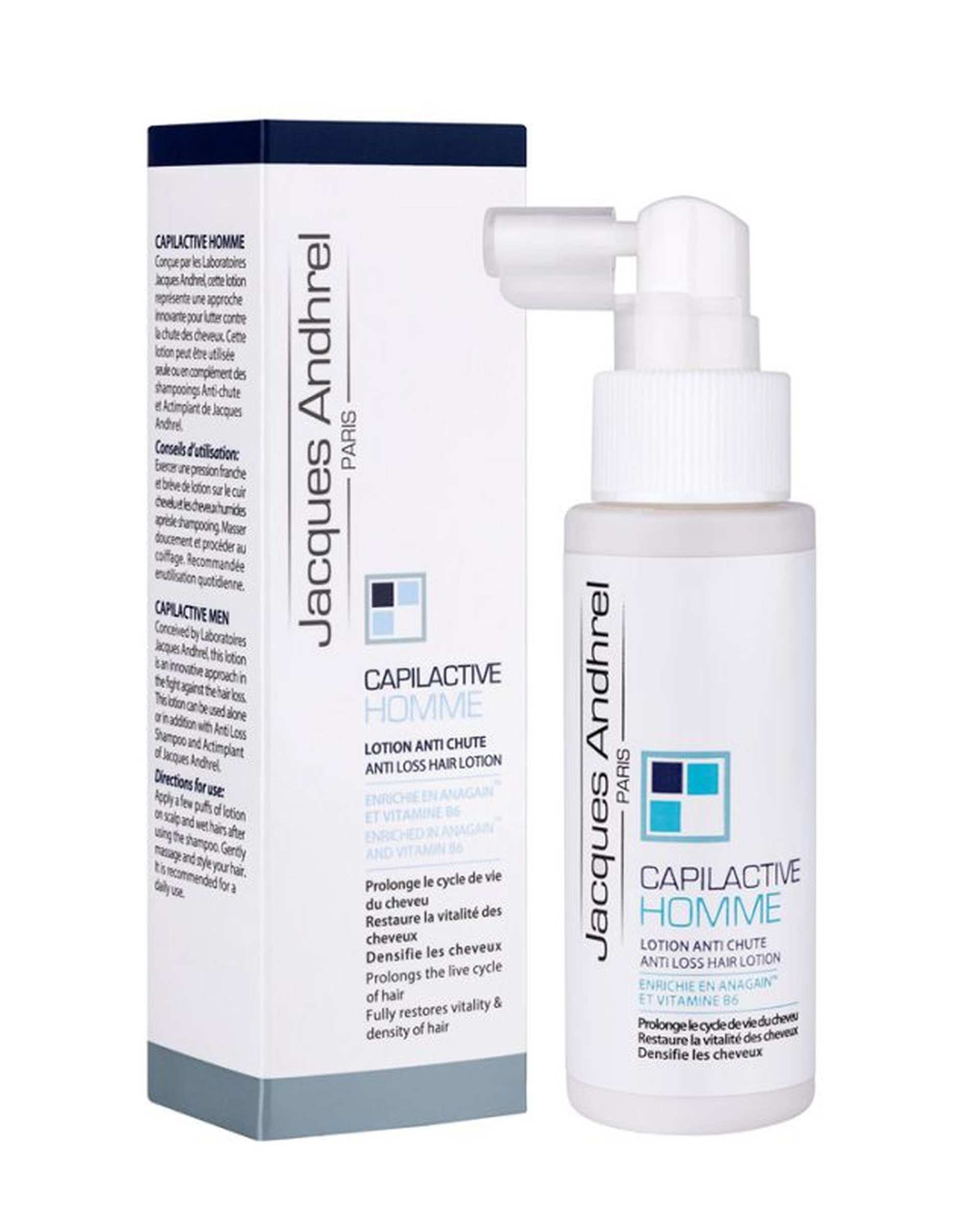 تونیک تقویت کننده موی مردانه ژاک آندرل پاریس Jacques Andhrel Paris حجم 60ml