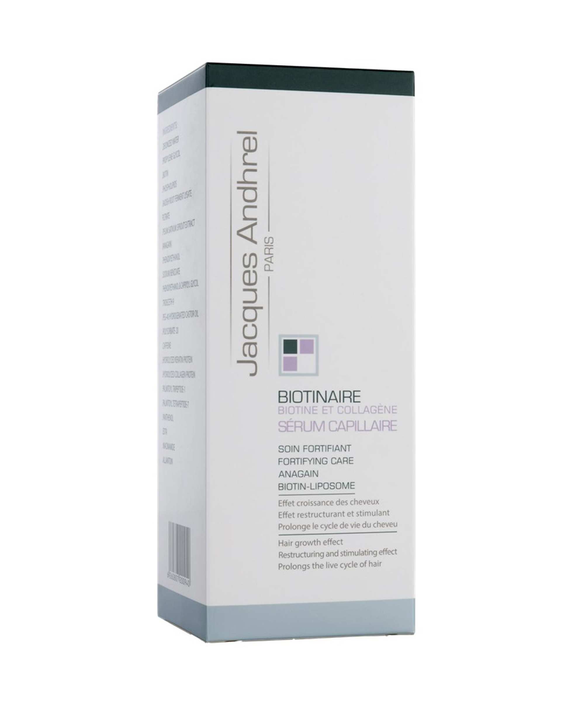 سرم تقویت کننده مو ژاک آندرل پاریس Jacques Andhrel Paris حاوی بیوتین و کلاژن حجم 50ml