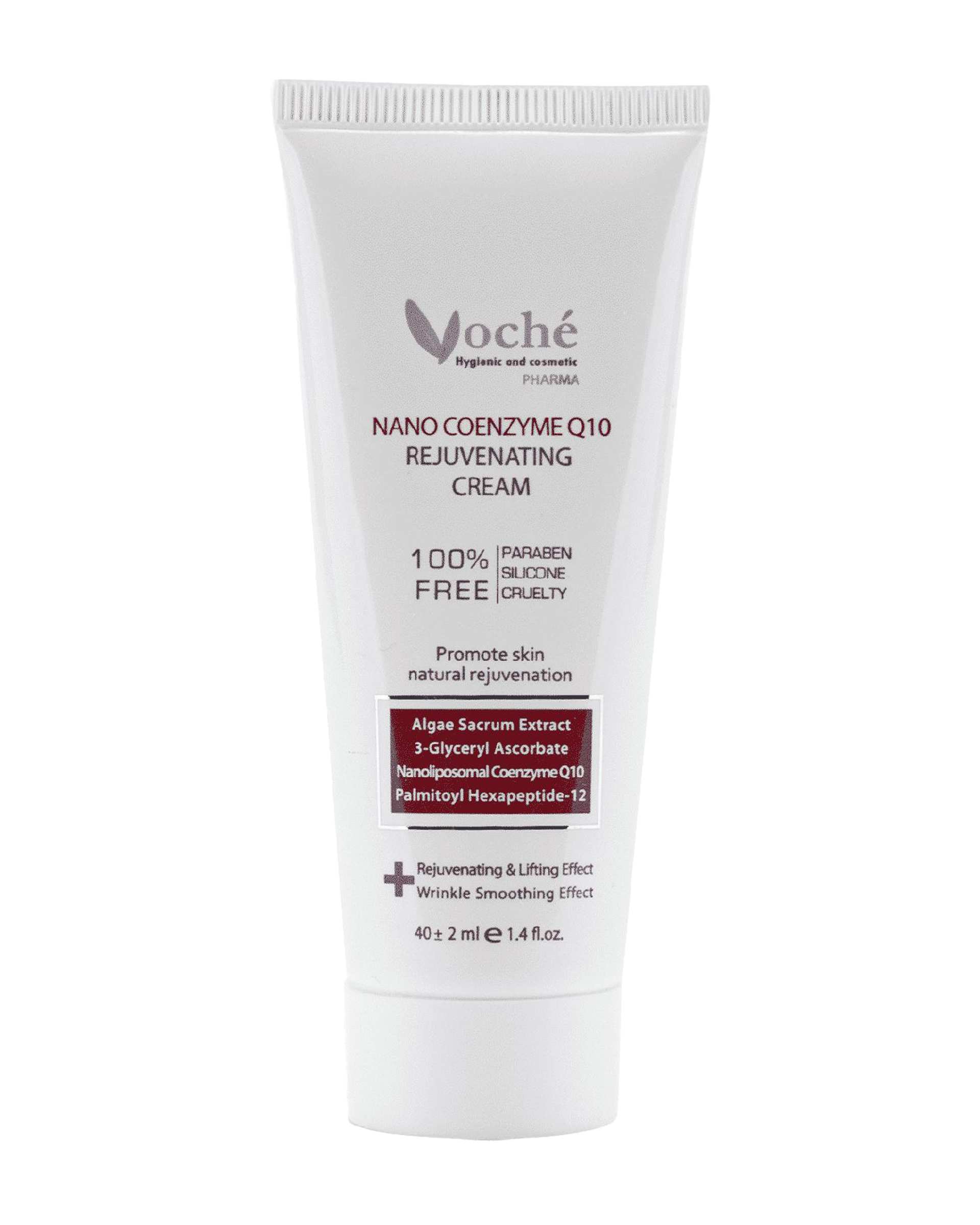 کرم ضد چروک نانو لیپوزوم کیوتن وچه Voche حجم 60ml