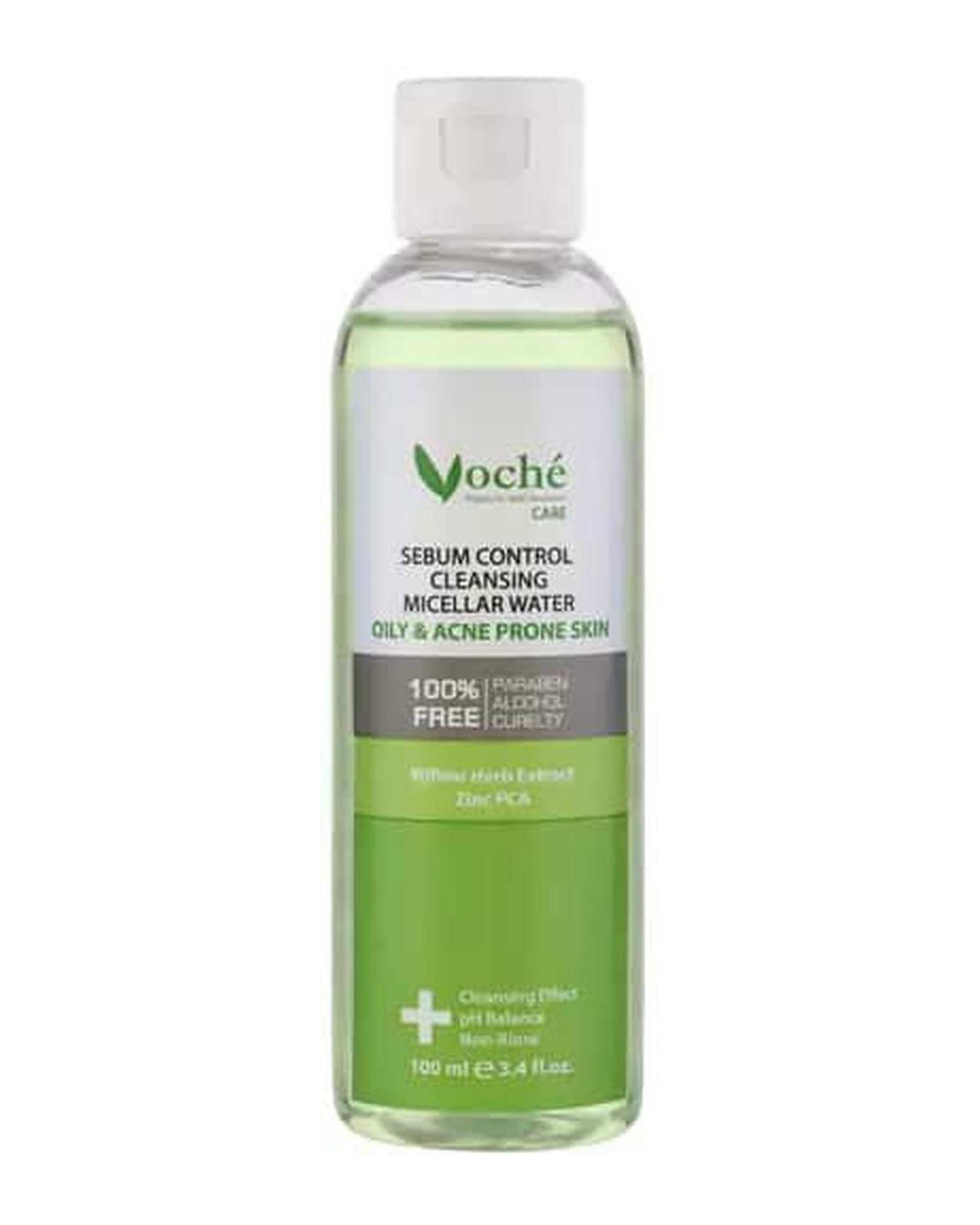 میسلار واتر وچه Voche مناسب پوست چرب و مستعد آکنه سایز مسافرتی 100ml