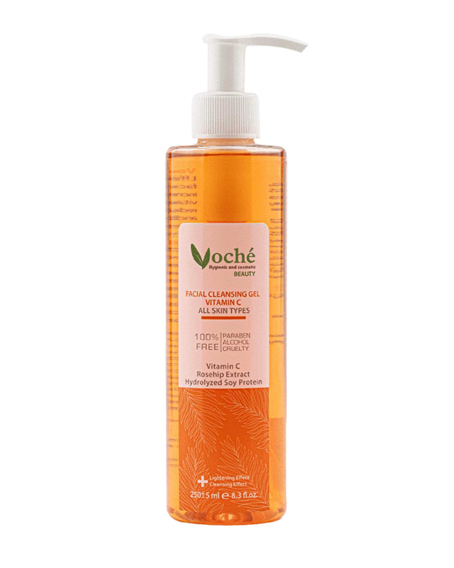 ژل شستشوی صورت وچه Voche حاوی مشتق ویتامین C حجم 250ml