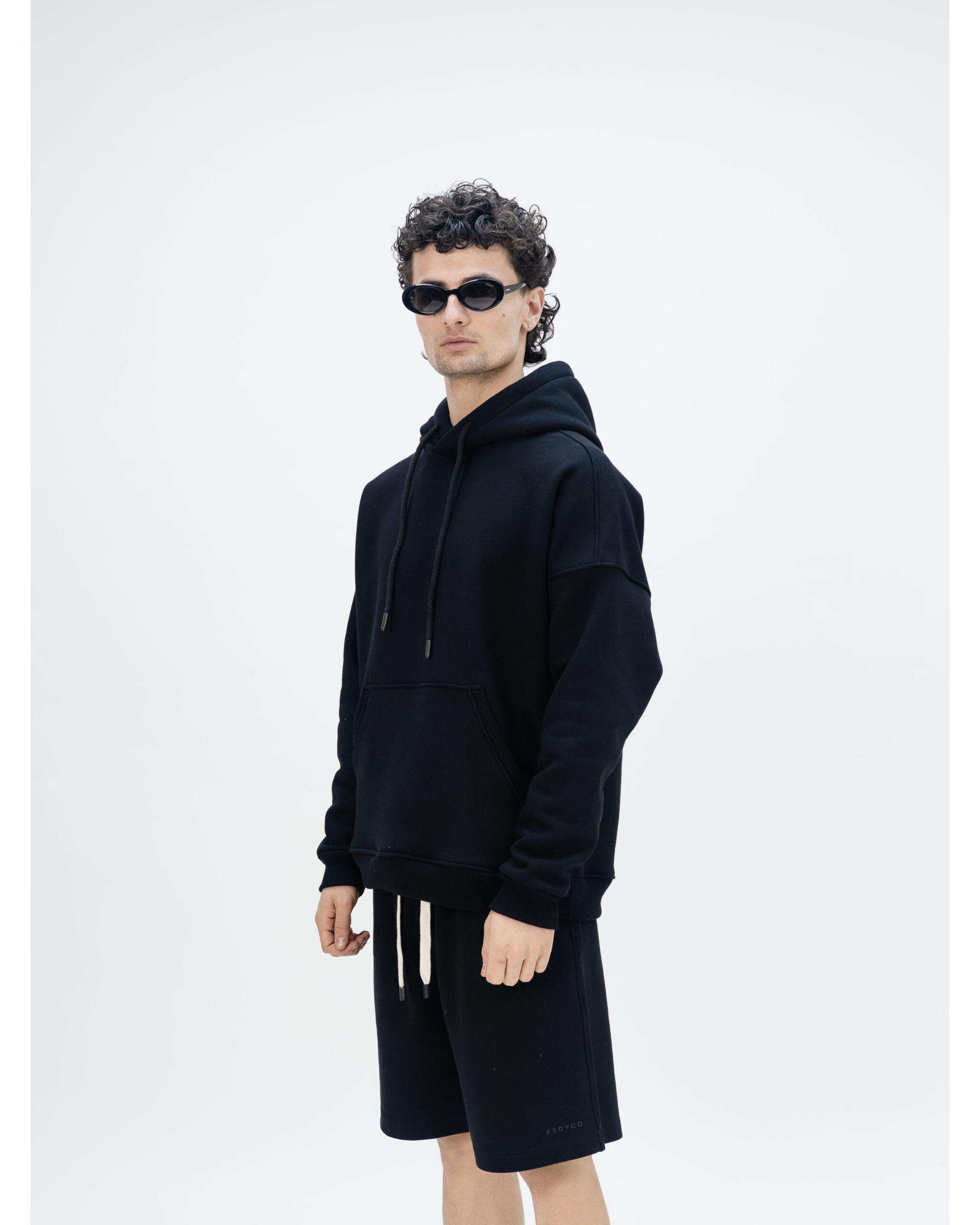 هودی مردانه مشکی نفیر ور Nafir Wear کد91460