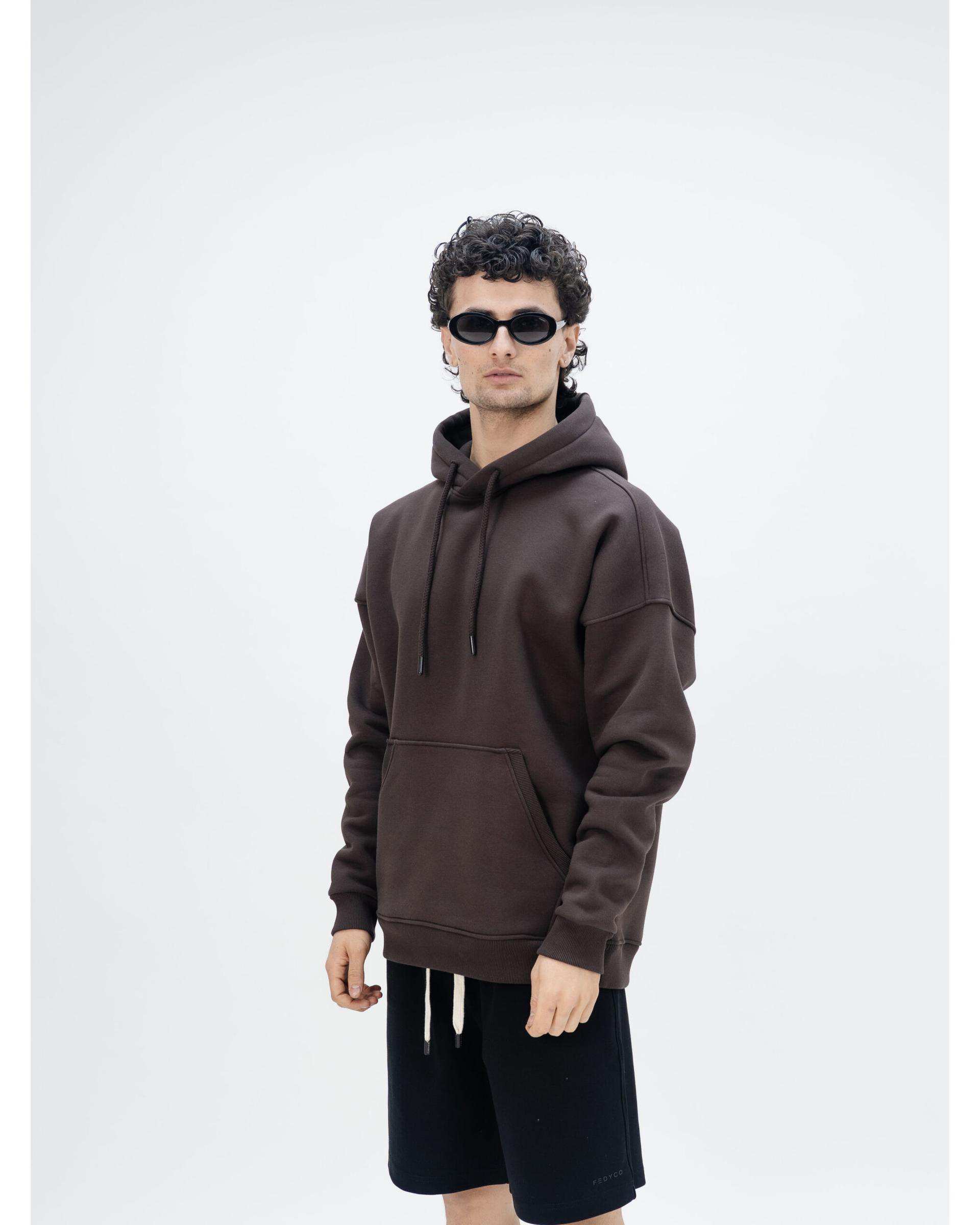 هودی مردانه قهوه ای نفیر ور Nafir Wear کد91460