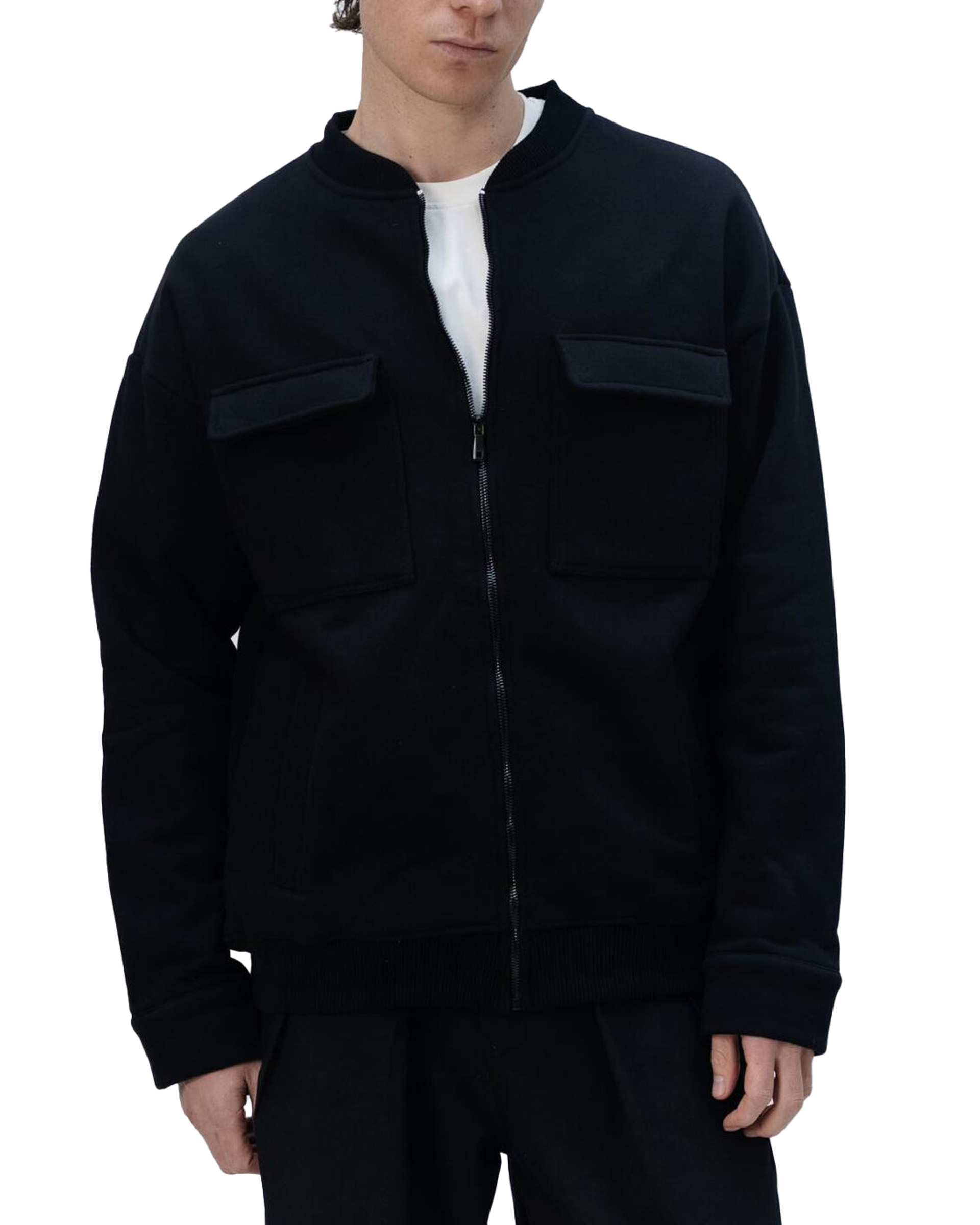 بامبر جکت مردانه مشکی نفیر ور Nafir Wear کد 61160