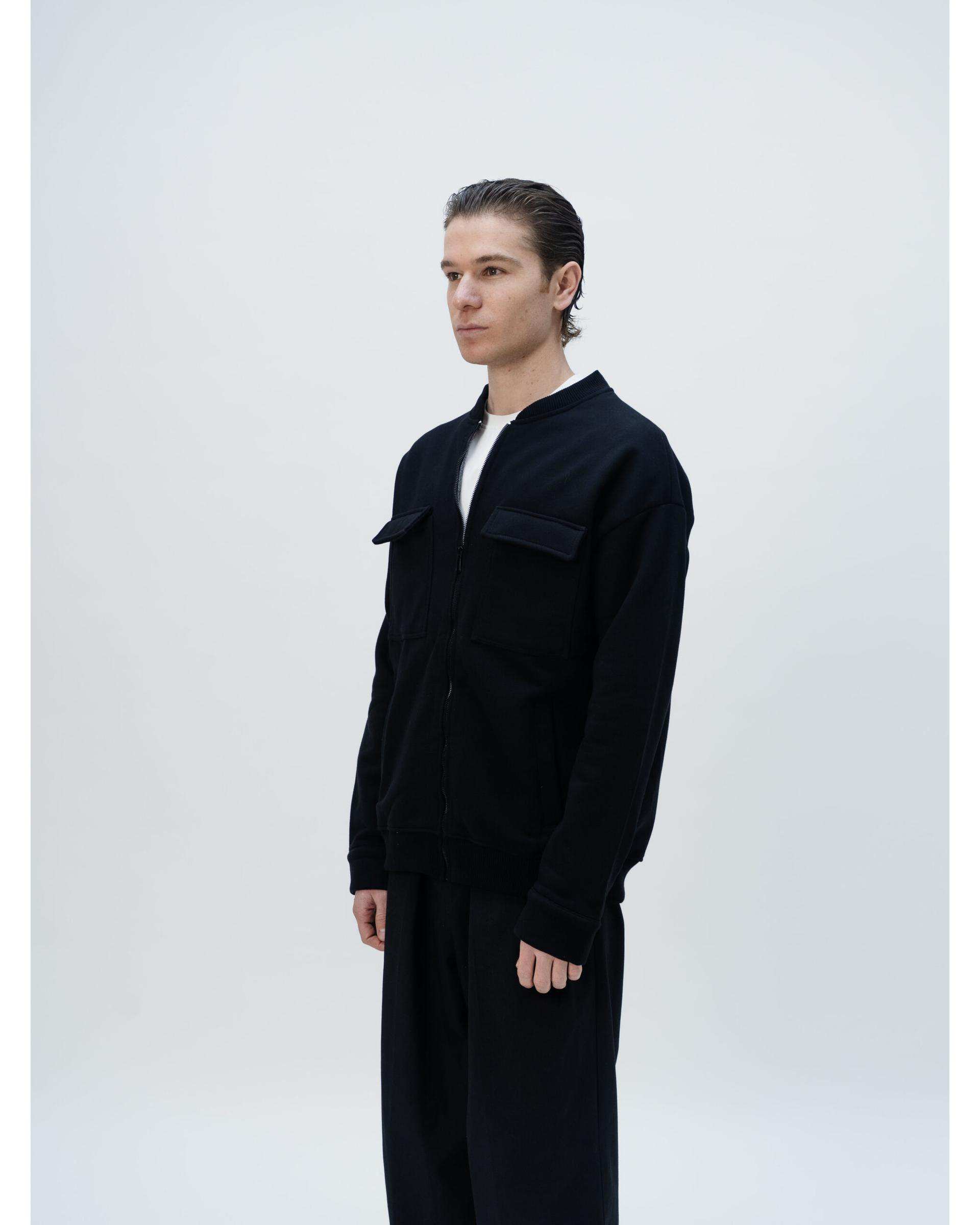 بامبر جکت مردانه مشکی نفیر ور Nafir Wear کد 61160