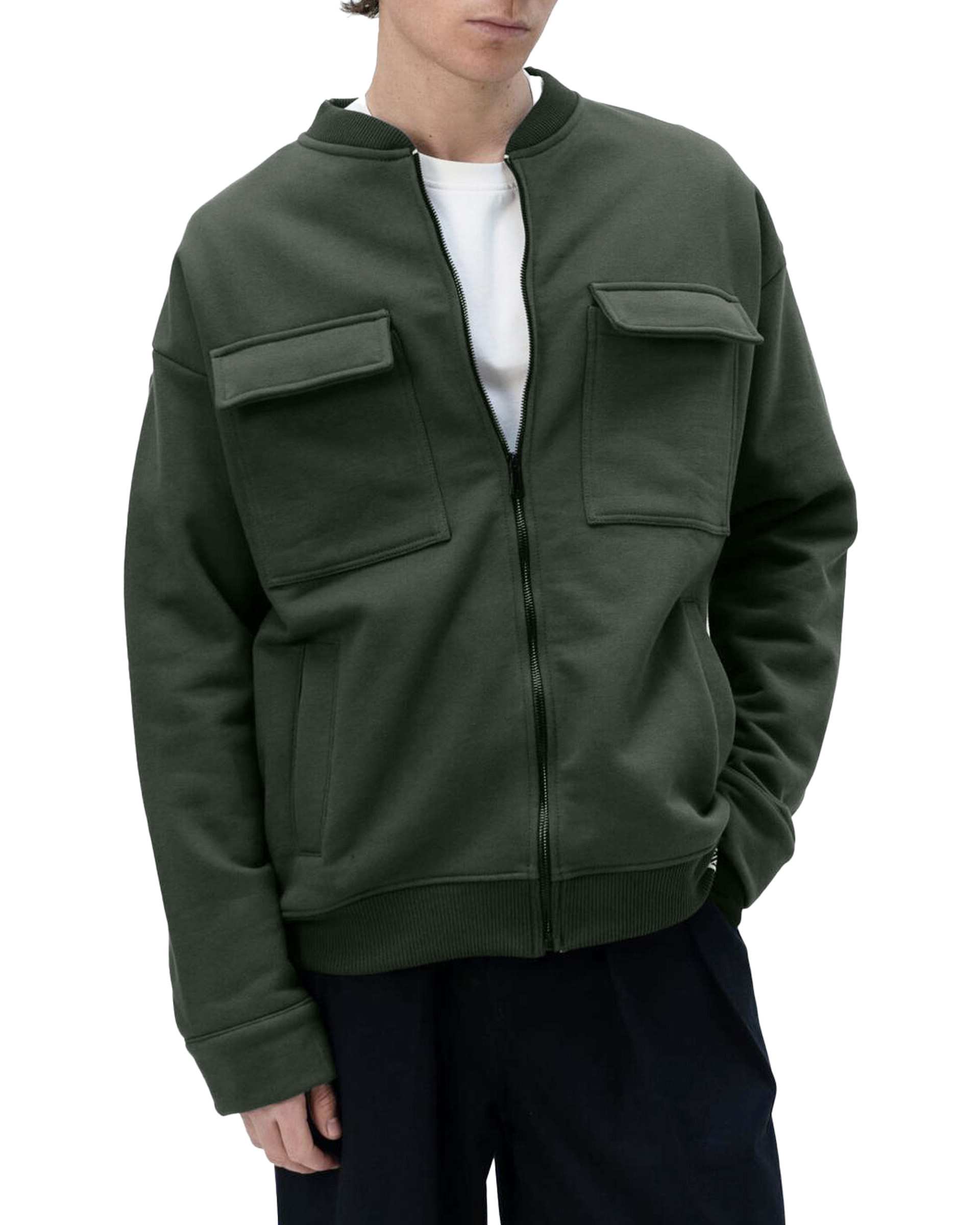 بامبر جکت مردانه سبز تیره نفیر ور Nafir Wear کد61160