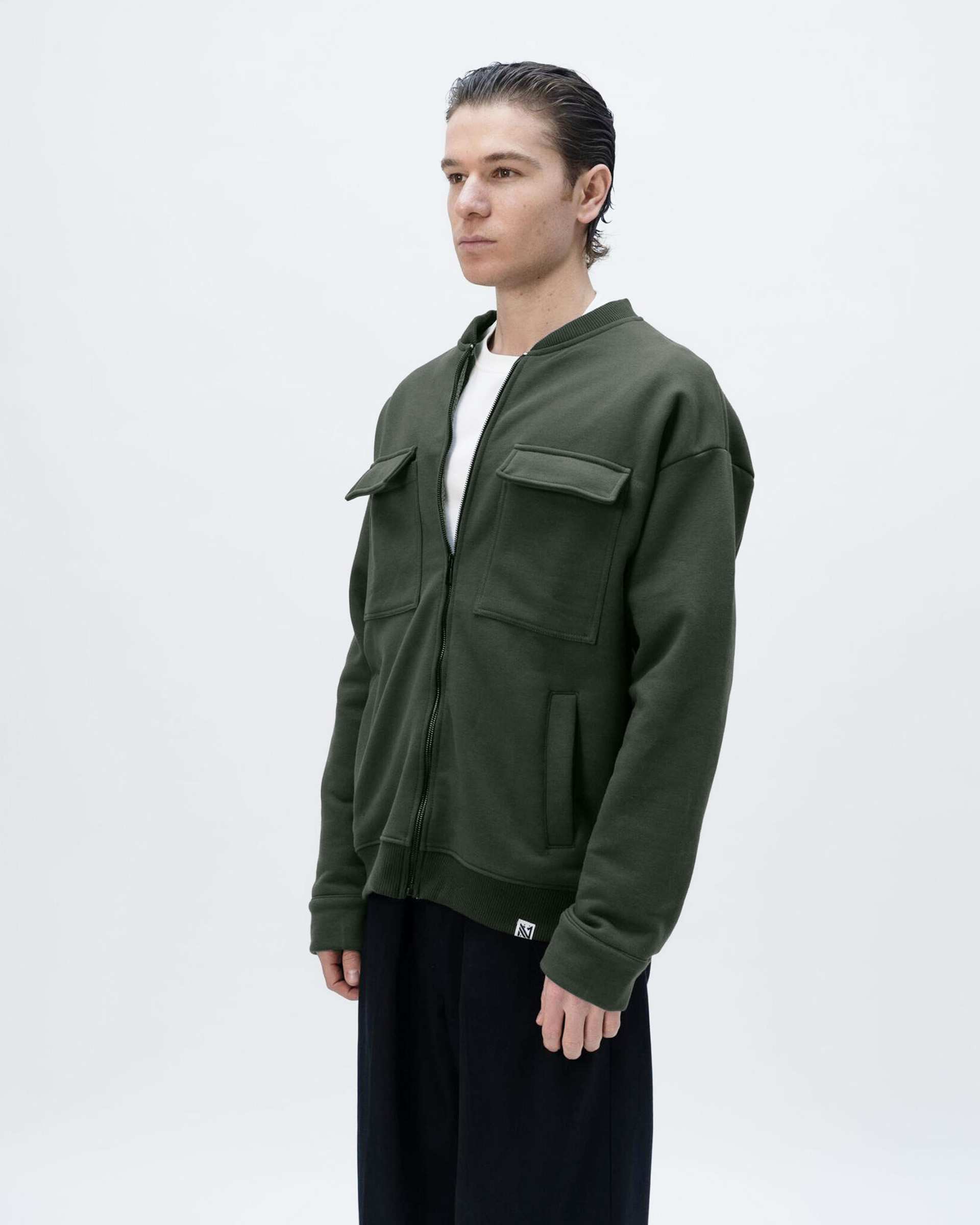 بامبر جکت مردانه سبز تیره نفیر ور Nafir Wear کد61160