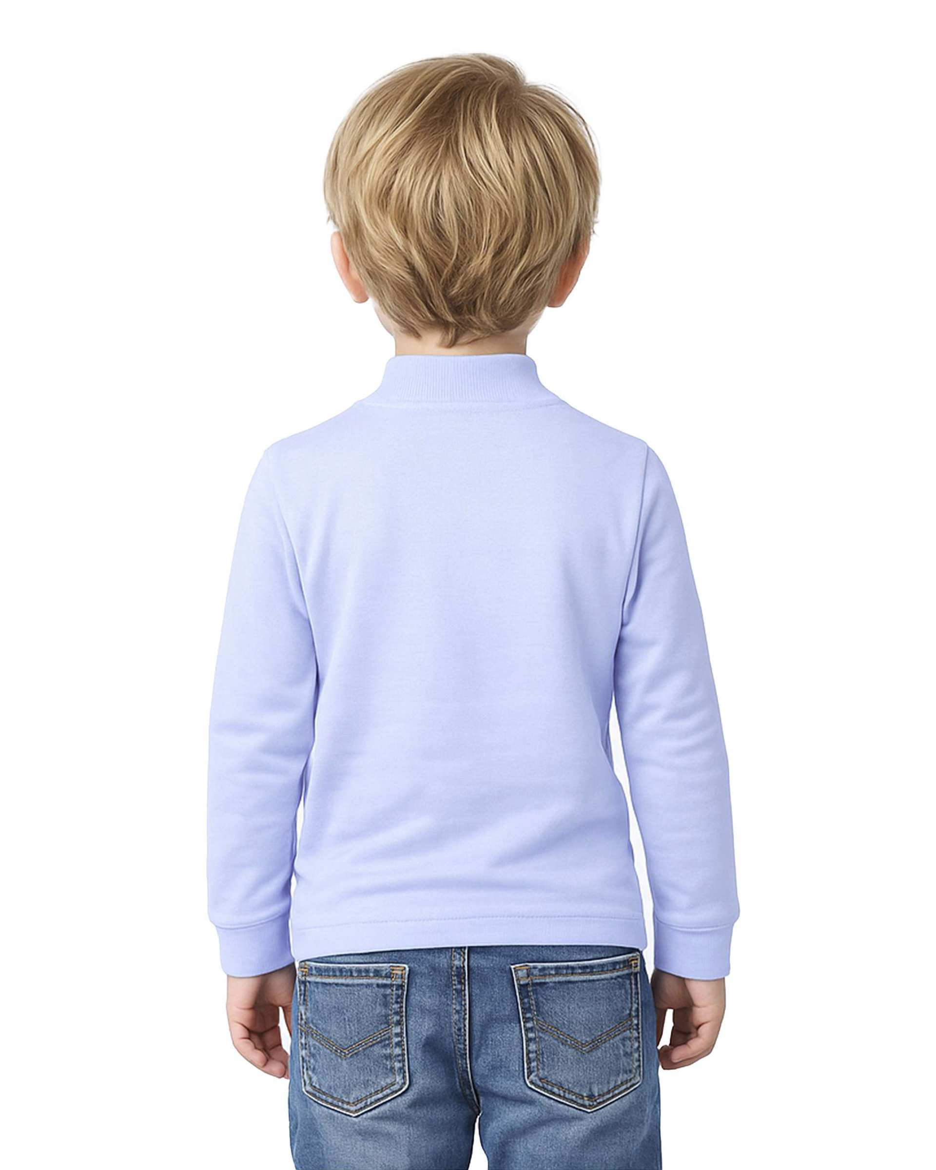 بلوز بچگانه یقه سه سانتی آبی ملورینا Melorina کد 42320