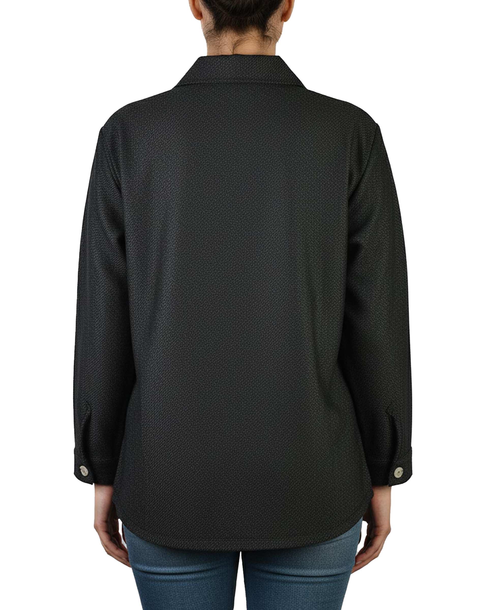 شومیز زنانه کشمیر طوسی کد 338