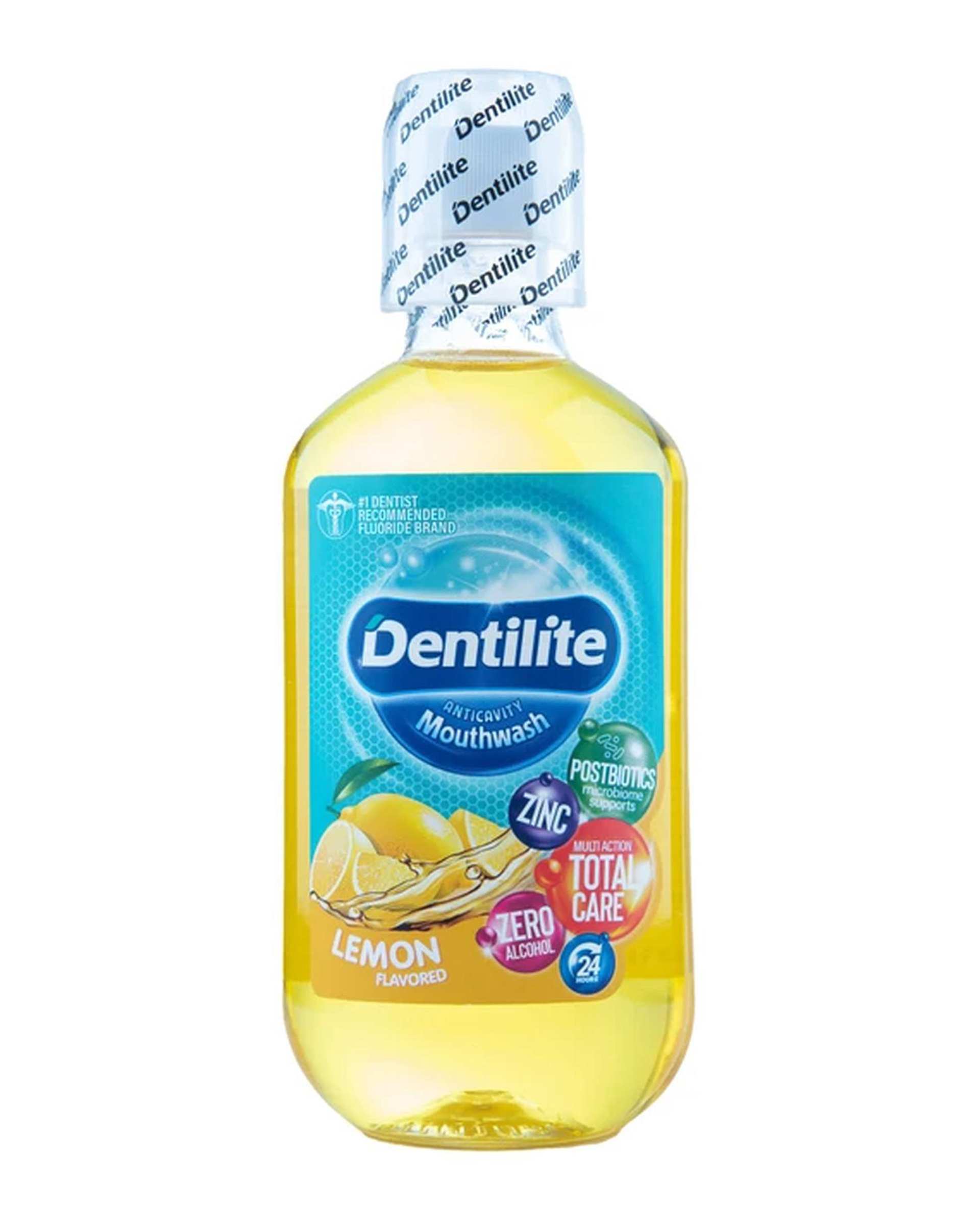 دهانشویه کامل دنتیلایت Dentilite با طعم لیمو حجم 500ml
