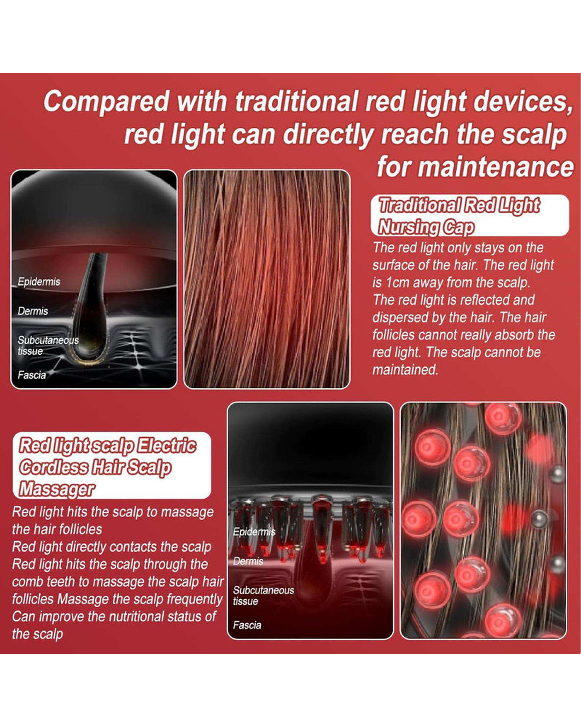 ماساژور برقی سر ام دی اچ ال مدل Comb کد XYT-0801