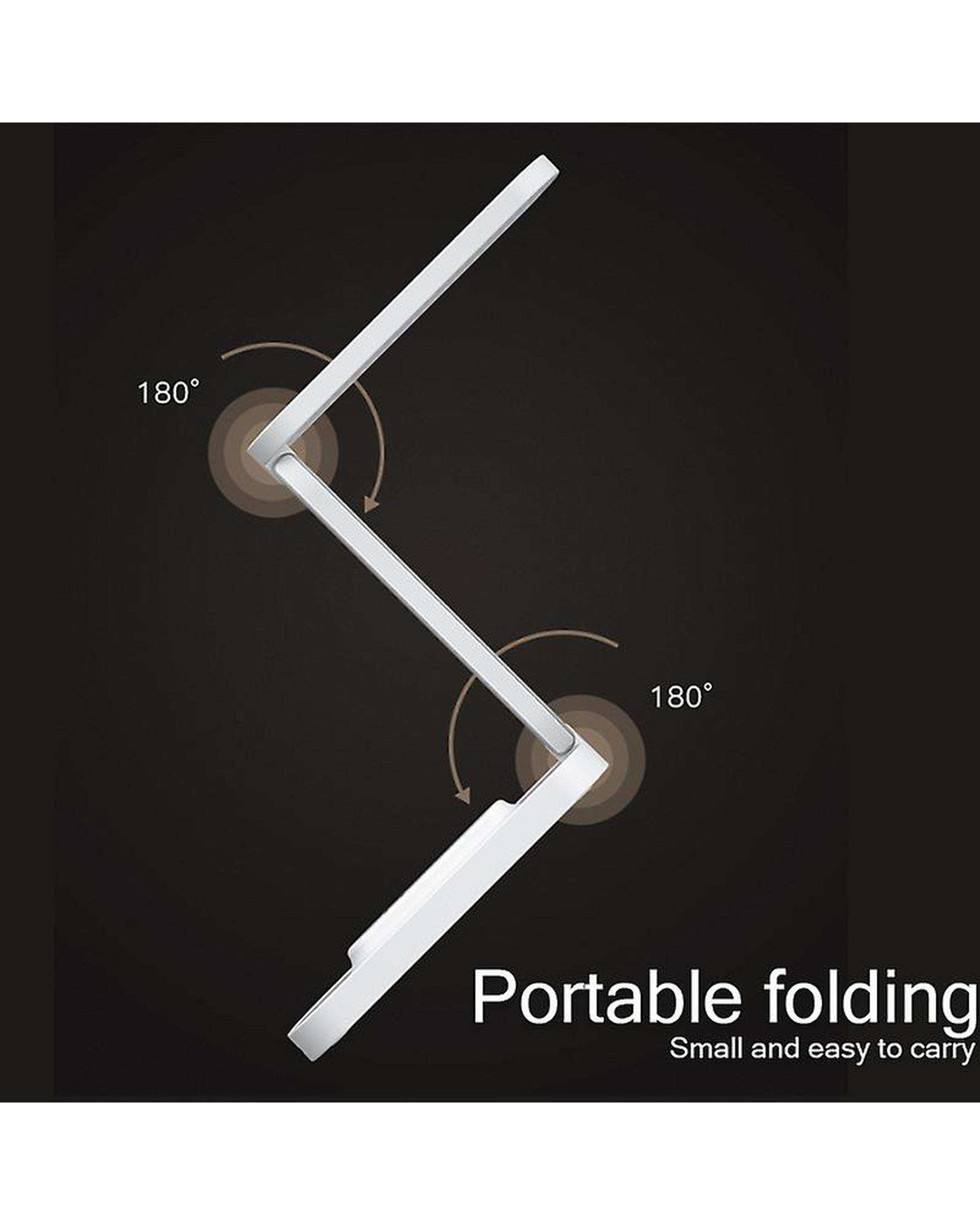 چراغ مطالعه سفید سولونیکس Solonix مدل تاشو سه حالته