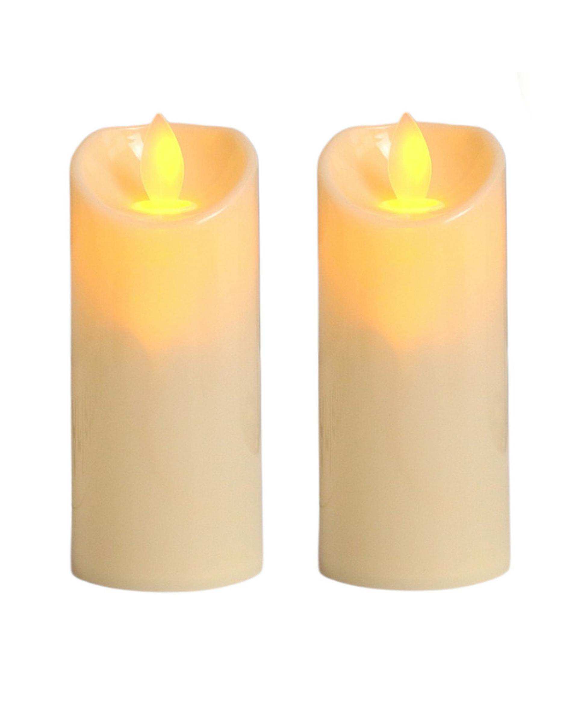 شمع ال ای دی مدل شعله متحرک کد 11 مجموعه 2 عددی