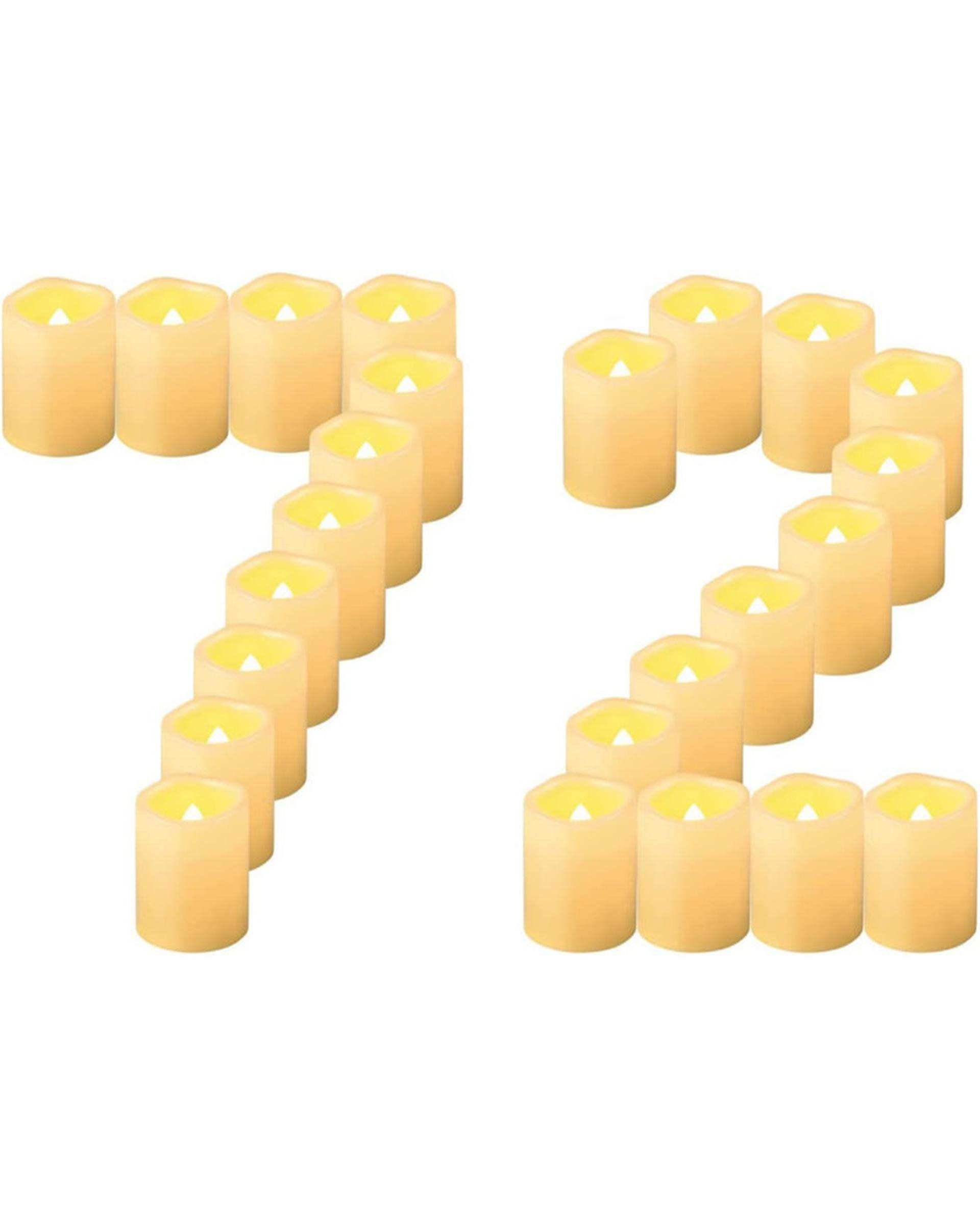 شمع ال ای دی مدل شعله متحرک کد 07 مجموعه 6 عددی