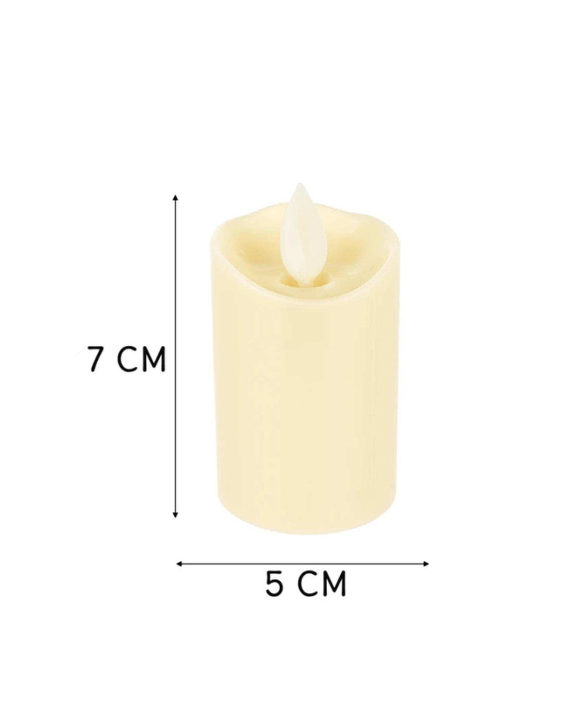 شمع ال ای دی مدل شعله متحرک کد 07 مجموعه 6 عددی