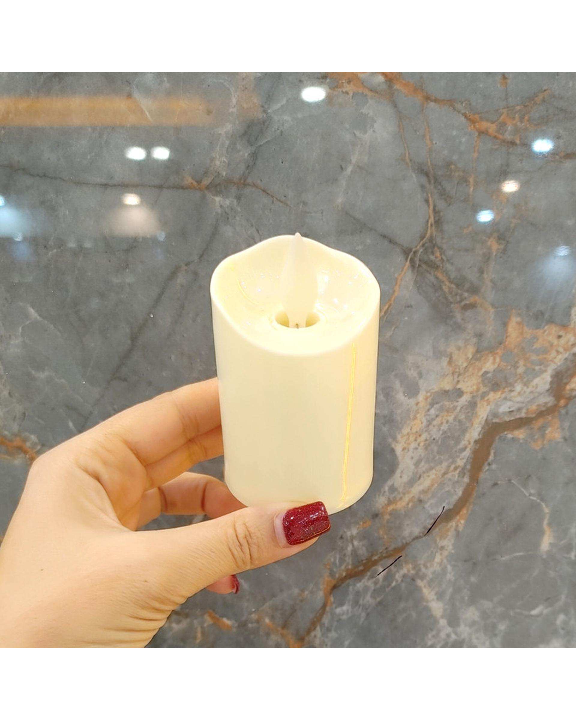 شمع ال ای دی مدل شعله متحرک کد 07 مجموعه 6 عددی