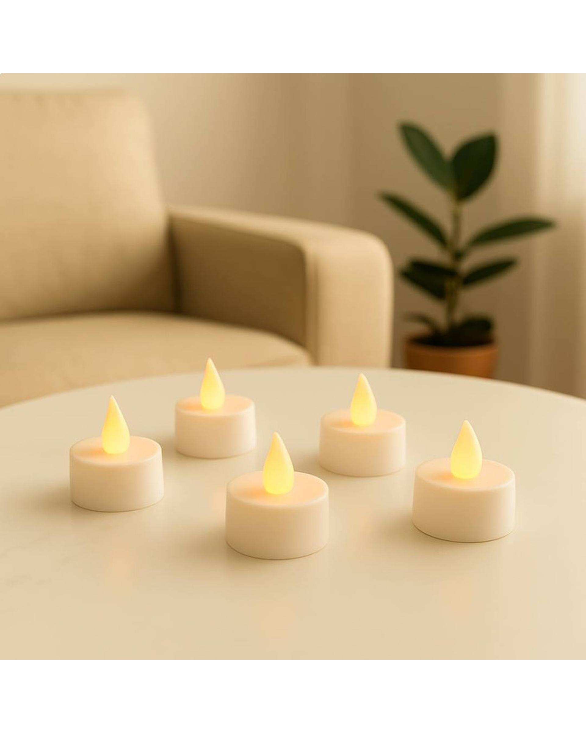 شمع ال ای دی وارمر مدل Flashing مجموعه 2 عددی