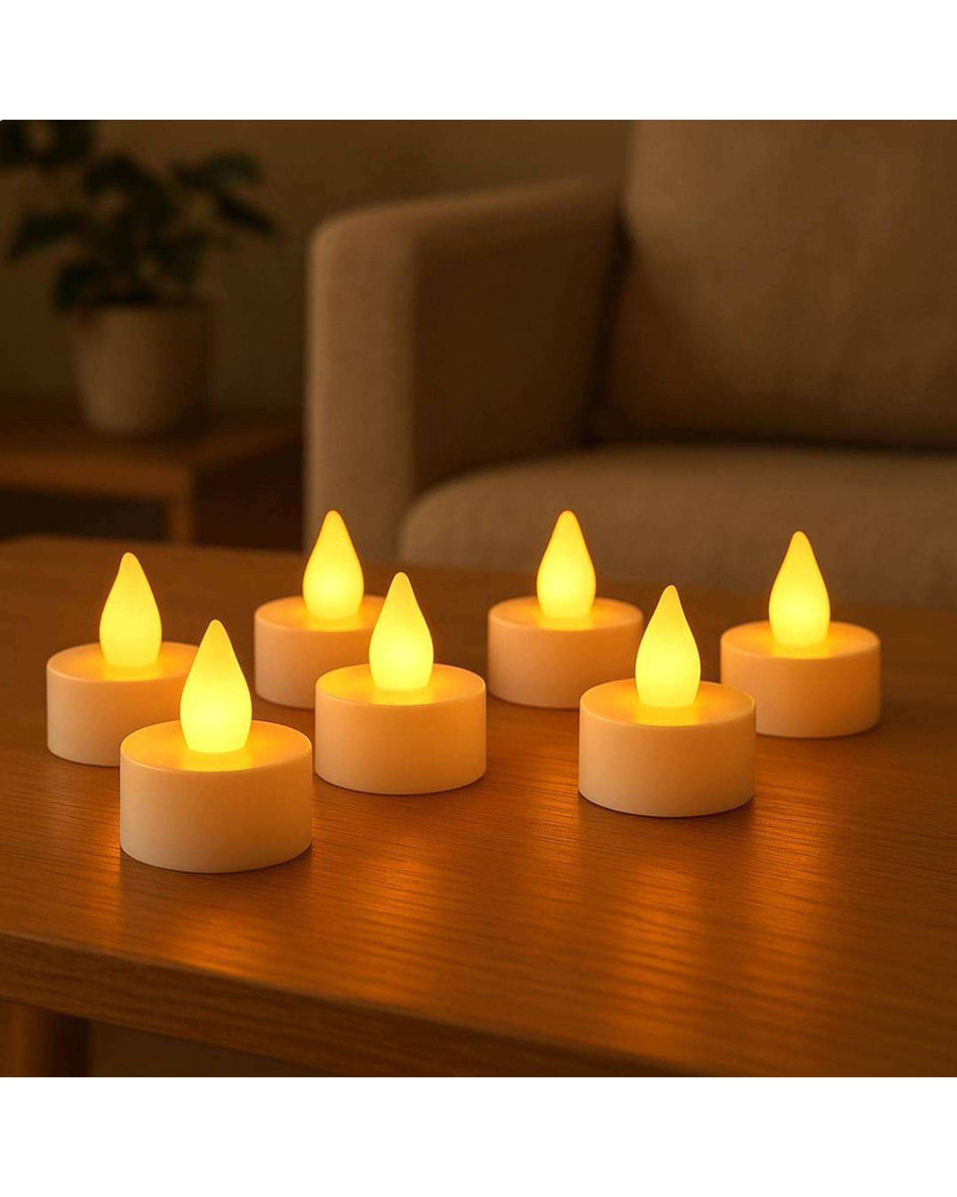 شمع ال ای دی وارمر مدل Flashing مجموعه 2 عددی
