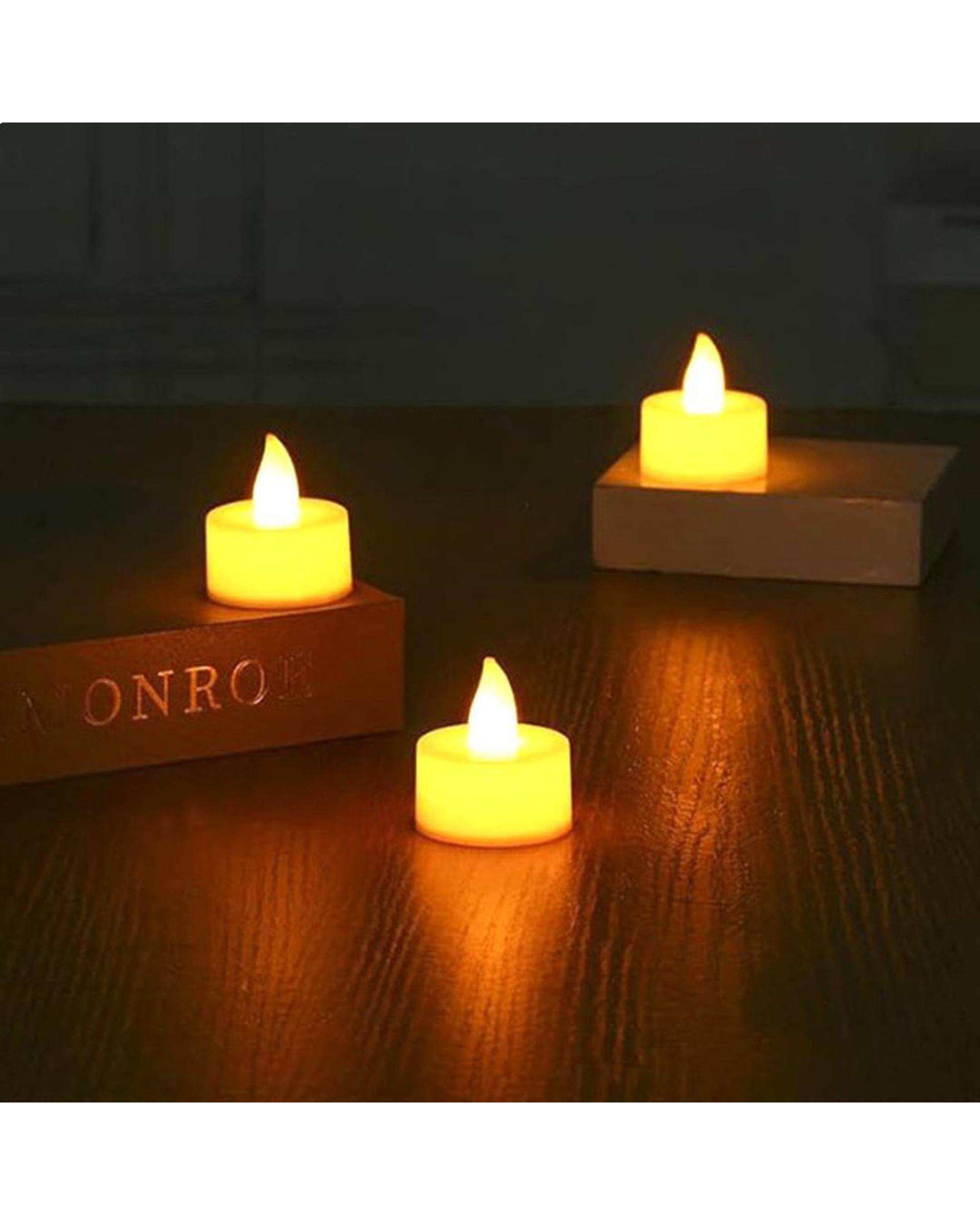 شمع ال ای دی وارمر مدل Flashing مجموعه 2 عددی