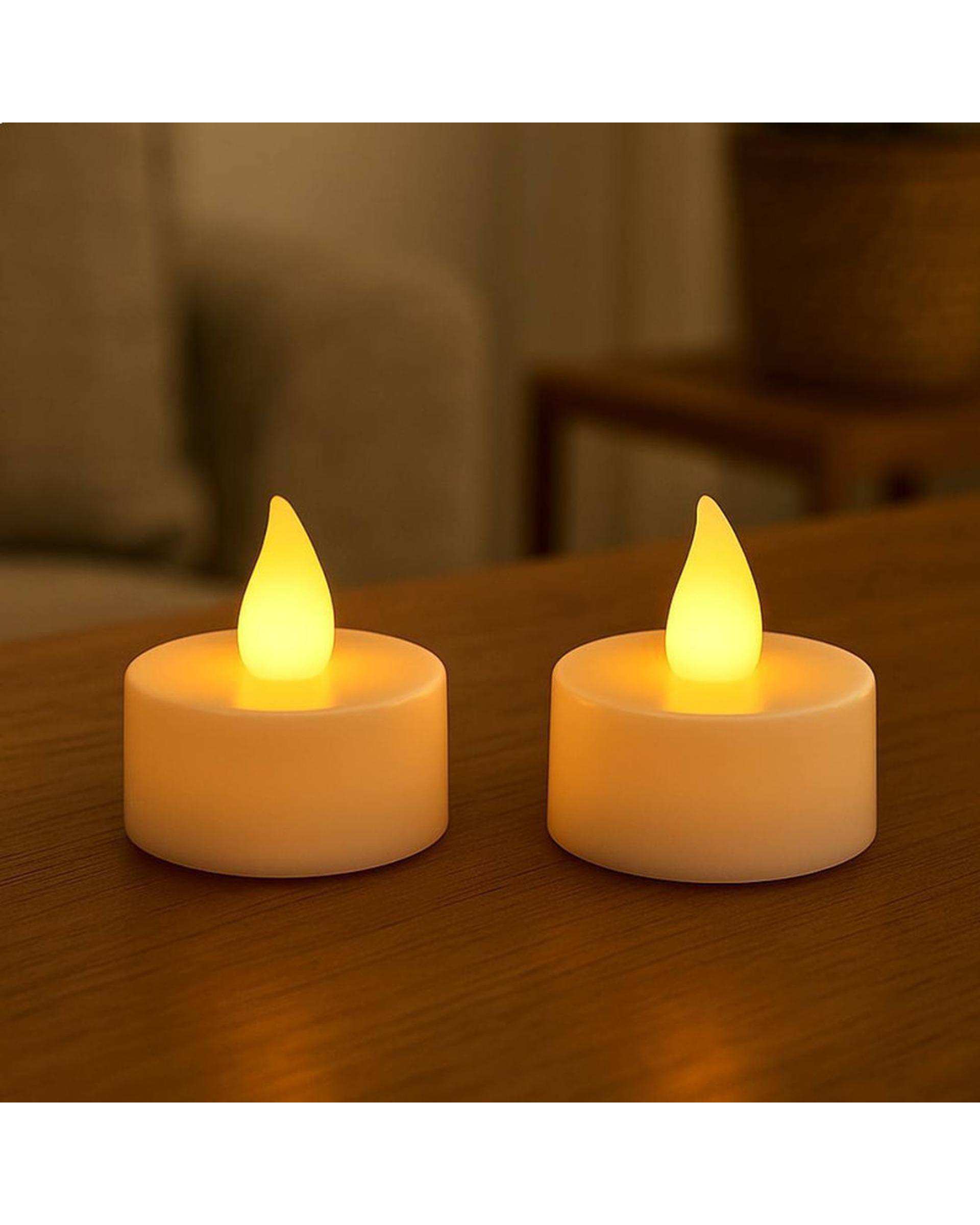 شمع ال ای دی وارمر مدل Flashing مجموعه 2 عددی